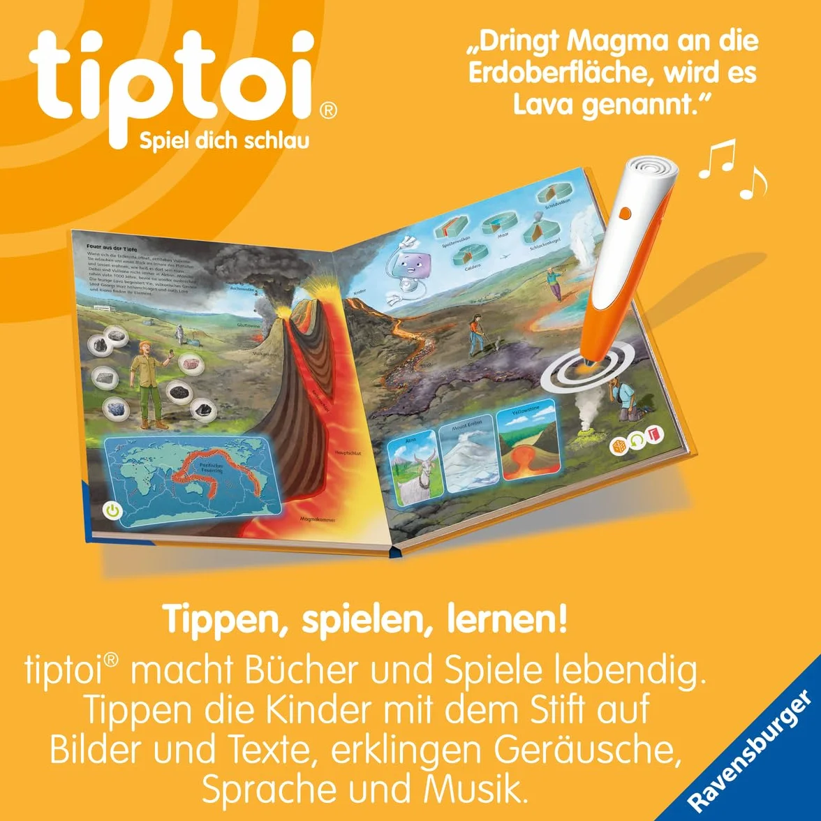tiptoi® - Die Erde: Ozeane, Wetter und Vulkane