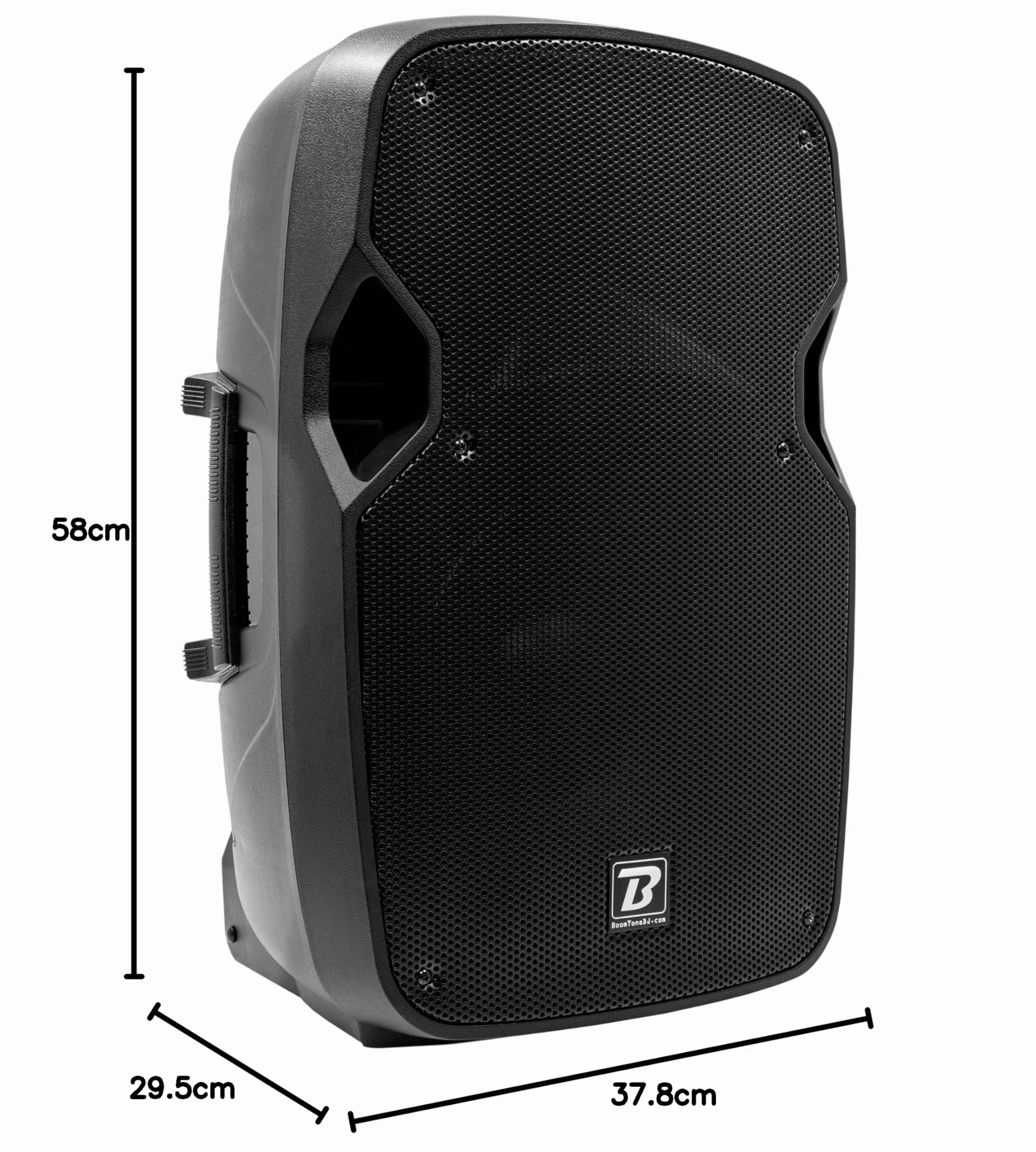 12" czarny 2-drożny aktywny głośnik - Moc 400 W - bezprzewodowe połączenie Bluetooth - wejście mikrofonowe/liniowe - solidny ABS - TWS - mocny i wszechstronny - idealny dla DJ-ów, animacji, sceny.