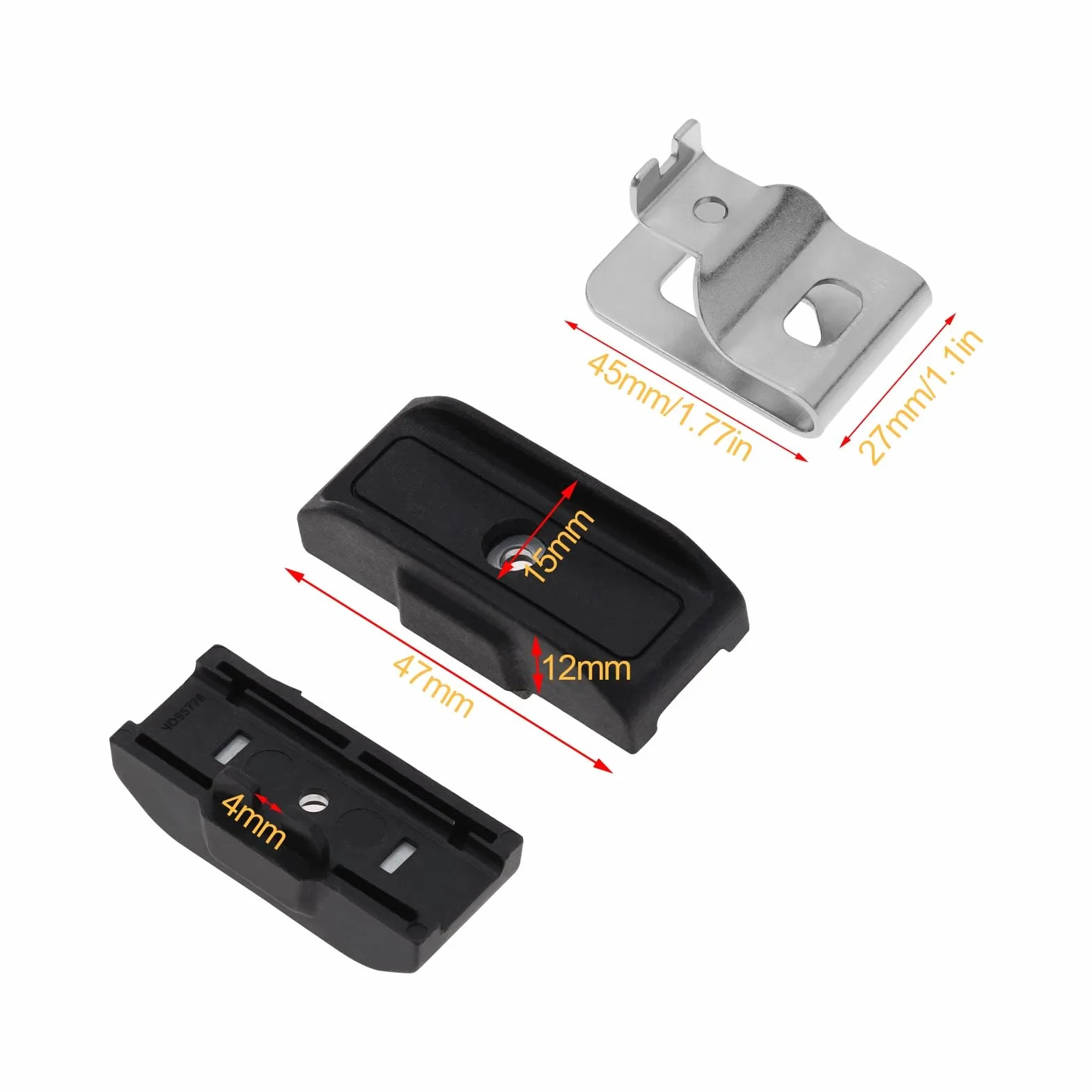 Zacisk na pasek N169778 i magnetyczny uchwyt bitowy N095778 kompatybilny z DeWALT DCD796 DCF887 DCD996 DCD780 DCD785 DCD720 DCD732 DCD735 DCD980 DCD985 DCD980 DCD9L2