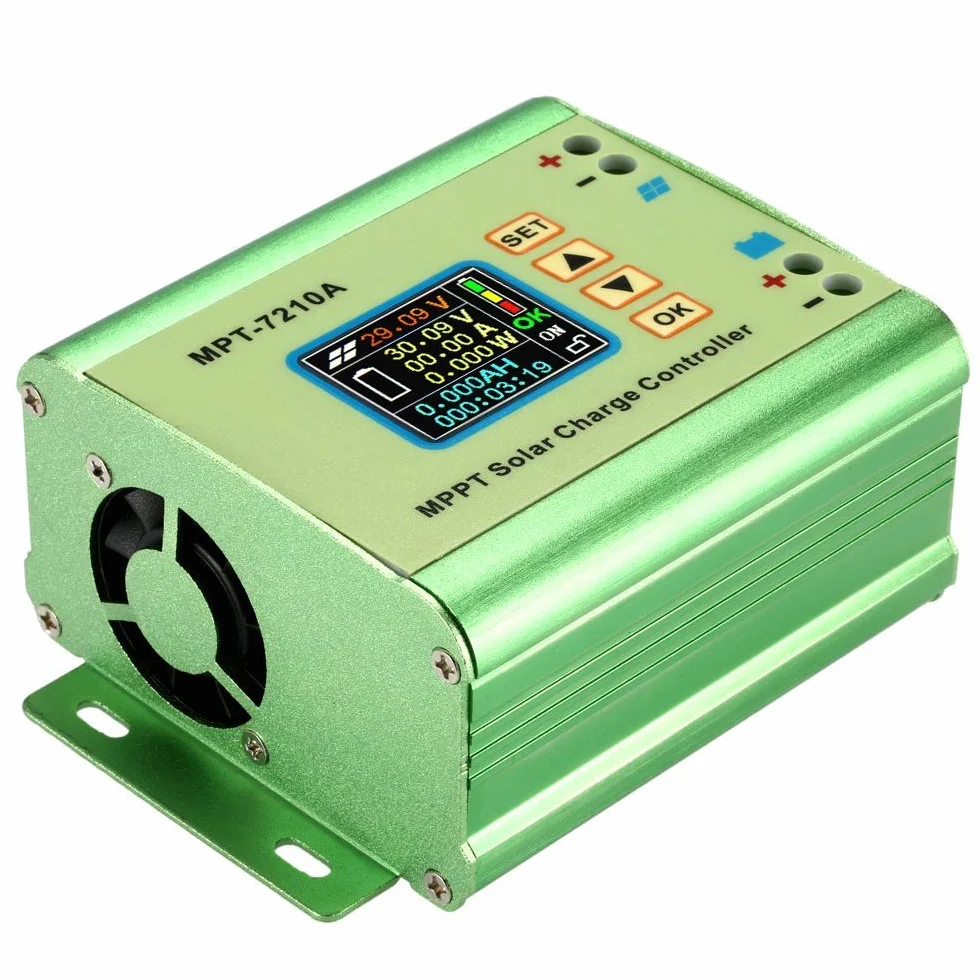 regulator ładowania LCD MPPT, regulator solarny 24/36/48/60/72 V, Boost MPT-7210A
