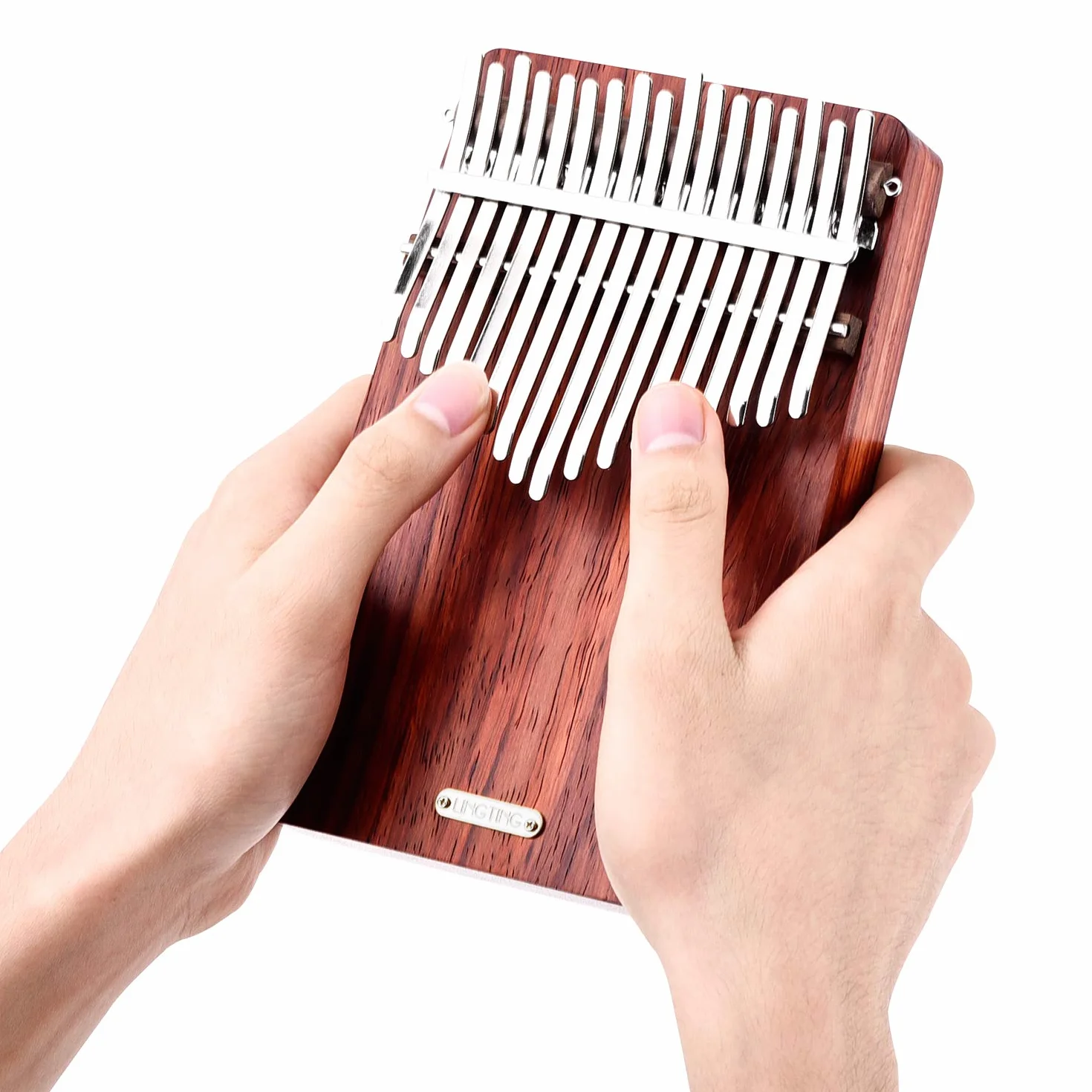 LingTing LT-K17A 17 klawiszy Kalimba Mbira Thumb Piano （zaklinacz wiatru） Prezent dla dzieci Dorośli Początkujący Profesjonaliści