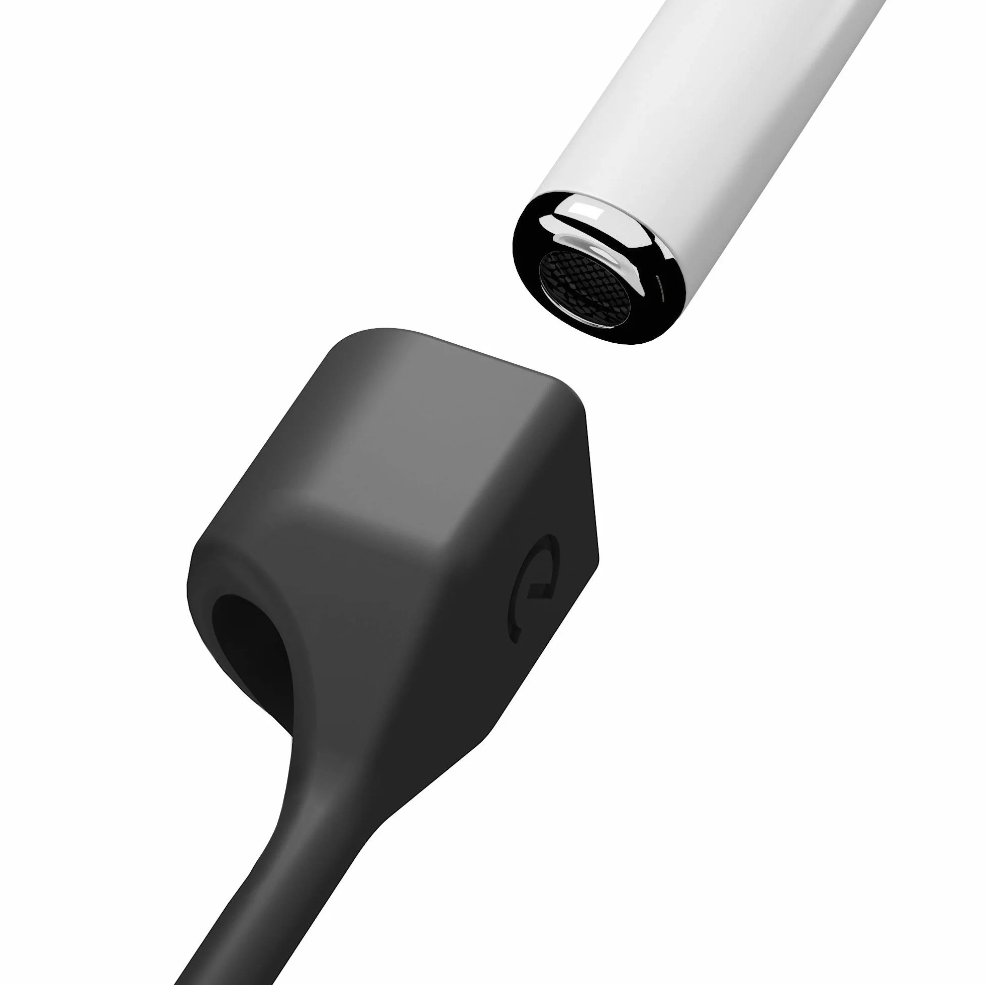 Keybudz AirStrapz uchwyt na pasek, przechowywanie do Apple AirPods Pro i AirPods, akcesoria do słuchawek, czarny