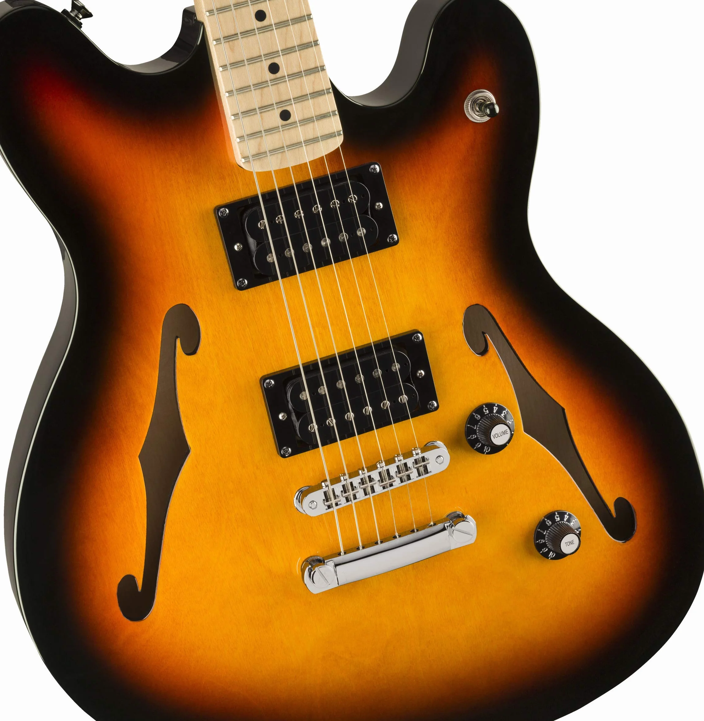 Squier Affinity Series Starcaster MN 3-Color Sunburst - Gitara półakustyczna