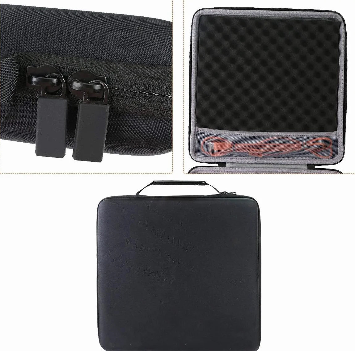 co2CREA Twarda torba podróżna do Novation Launchpad Mini MK3 / MK2 kompaktowa obudowa na kontroler USB, czarny, Tasche für Launchpad Pro MK3, do Launchpad Pro MK3