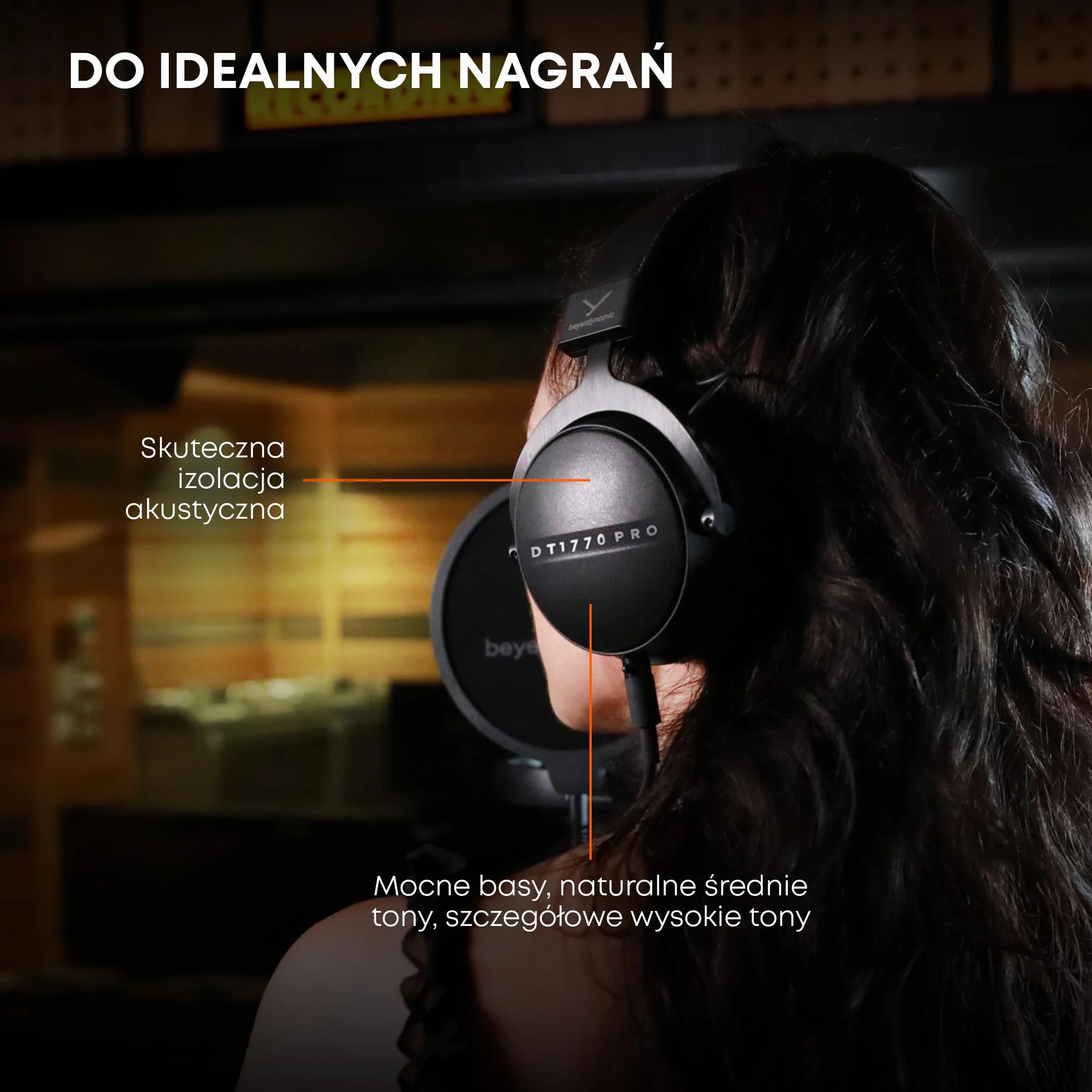 beyerdynamic DT 1770 PRO MKII Słuchawki studyjne Premium z technologią Tesla nadają się do profesjonalnego recordingu, monitoringu i editingu (zamknięte)