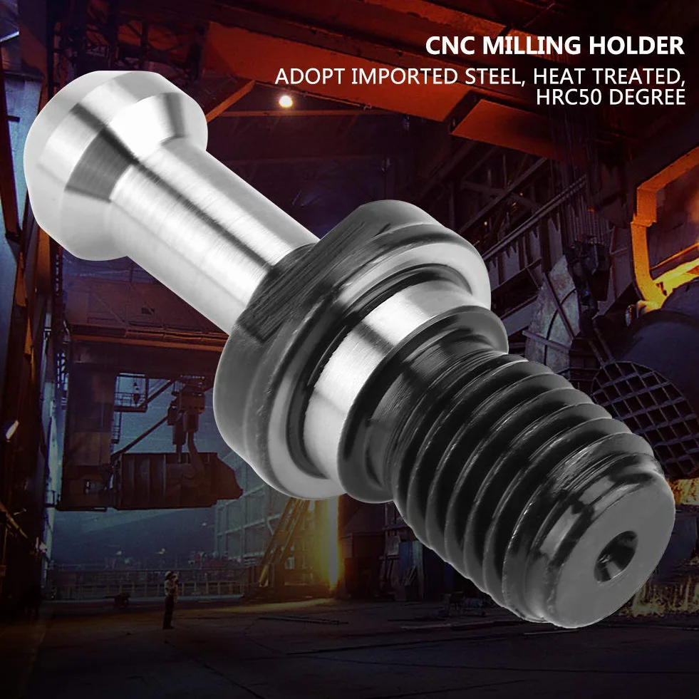 2 szt. BT40 45 Stopni Pull Studs do Frezowania CNC, Pull Stud Uchwyt Narzędziowy Stałe Pokrętło Retencyjne