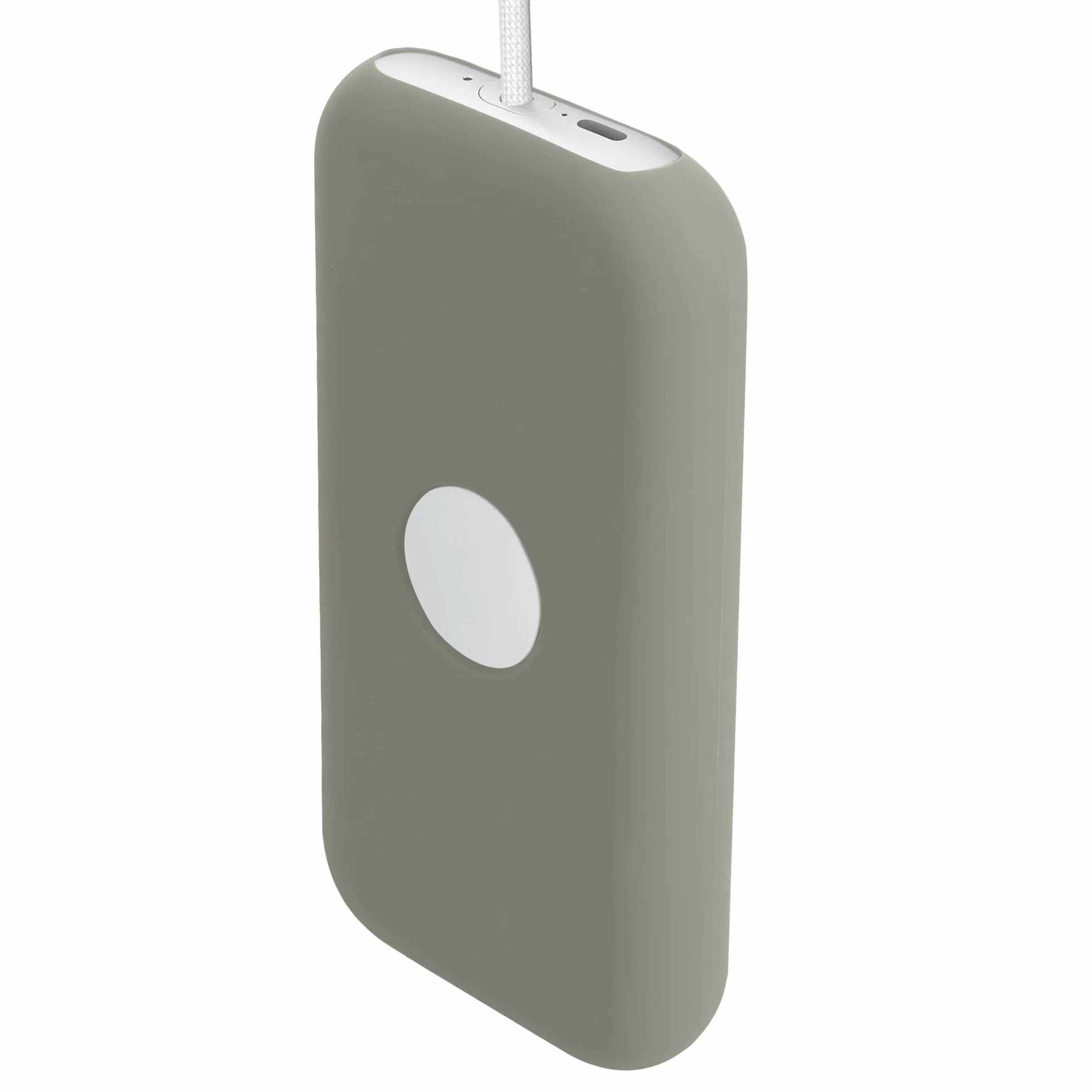 kwmobile Etui kompatybilne z Apple Vision Pro etui na baterie - silikonowy pokrowiec ochronny - szare