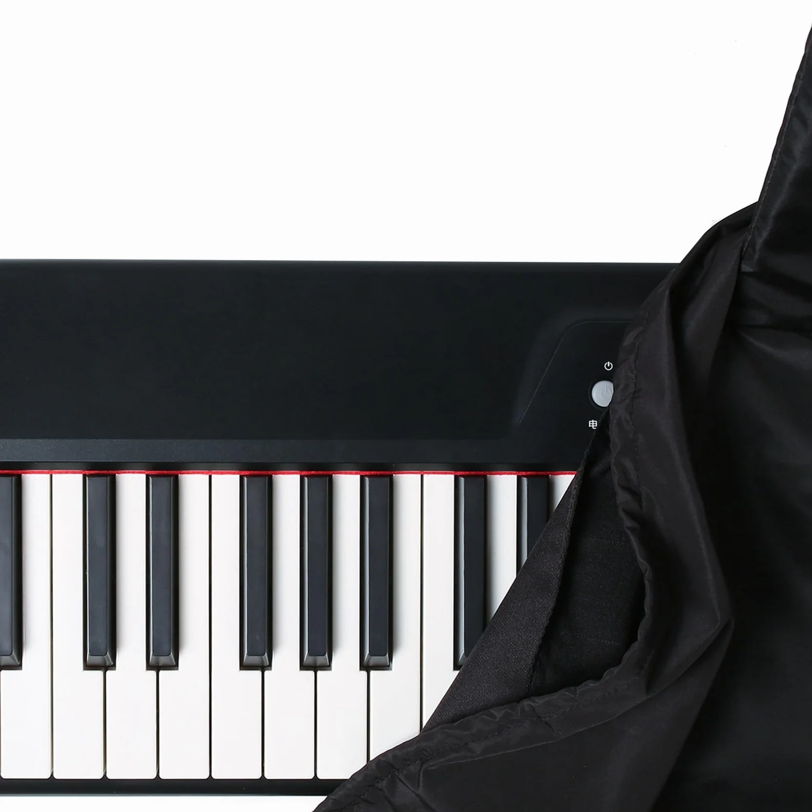 Osłona przeciwpyłowa klawiatury fortepianowej 88 przycisków, pyłoszczelna, rozciągliwa do pianina cyfrowego