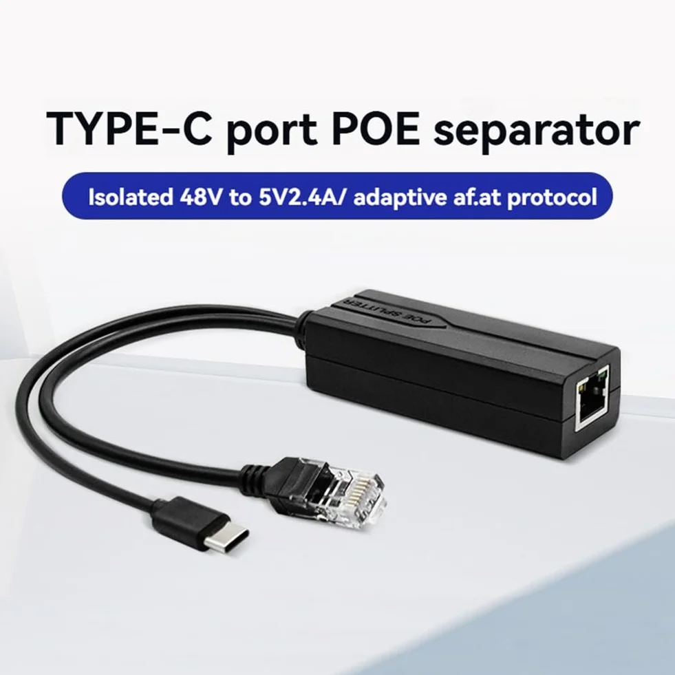 Adapter rozdzielacza Poe 48 V do 5 V 48 V do 5 V rozdzielacz Poe Splitter Poe Splitter