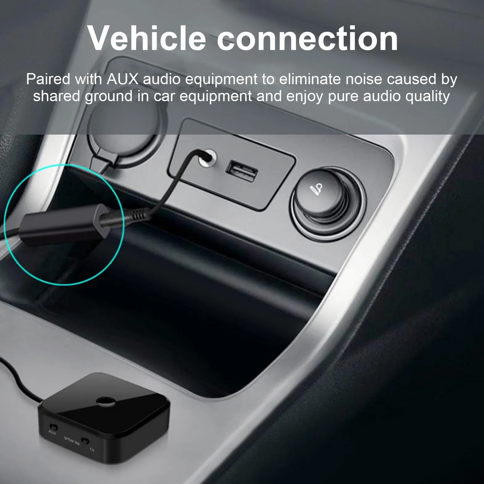 Izolator szumów Ground Loopss, czarny filtr szumów audio, do wszystkich kompaktowych tłumików do samochodów Stereo, domowego audio i systemów głośników, eliminuje układ elektryczny, 2,36 x
