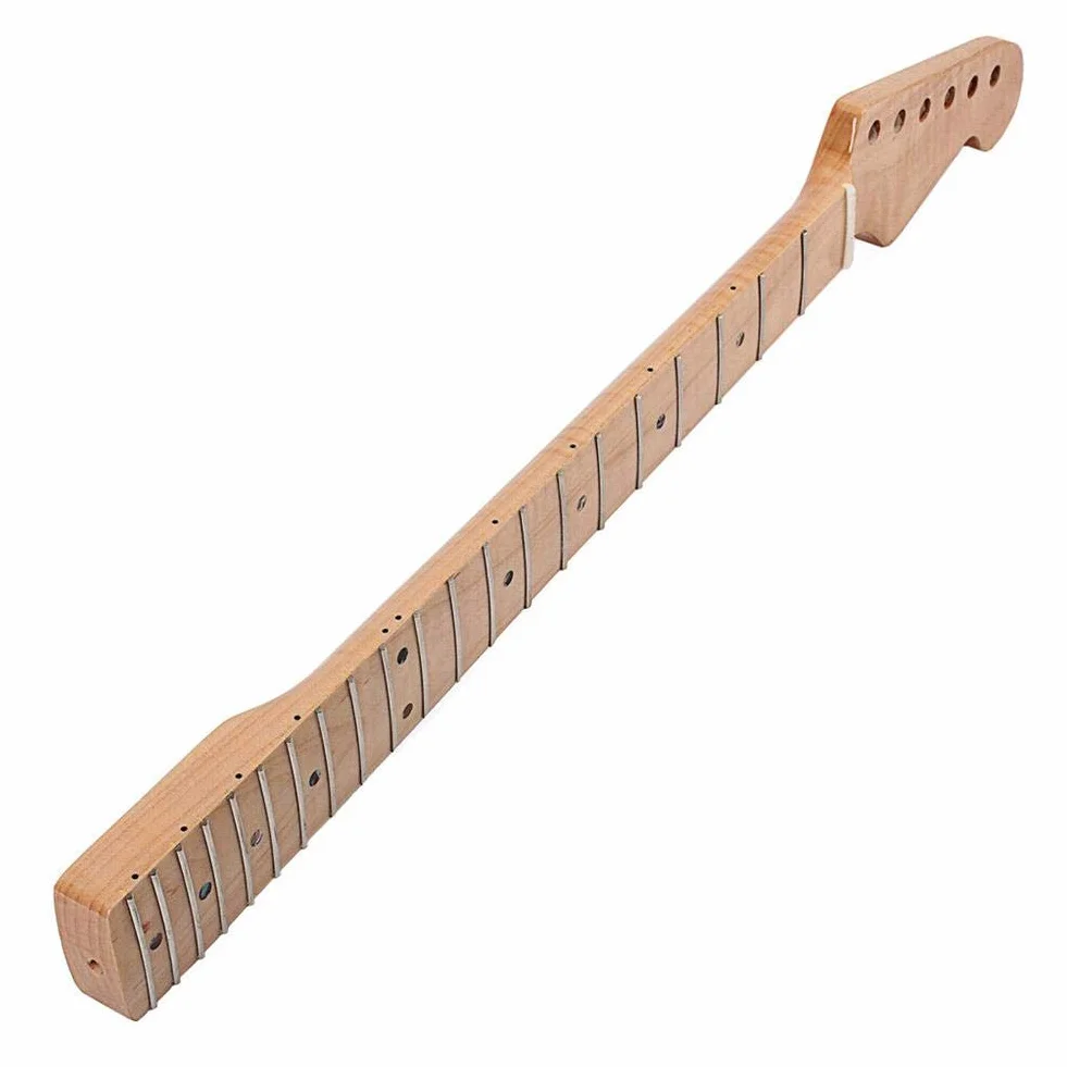 Szyja gitarowa gitara elektryczna, 22 progi, gryf gitarowy, szyja gitarowa, zamiennik szyi, klon, do części naprawczych