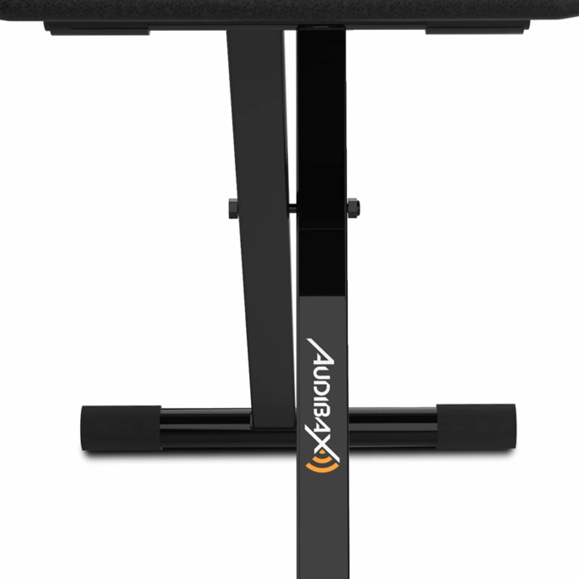 Audibax KB100B Ławka do fortepianu z regulacją wysokości 43-48 cm - Stołek wyściełany z gumami antypoślizgowymi