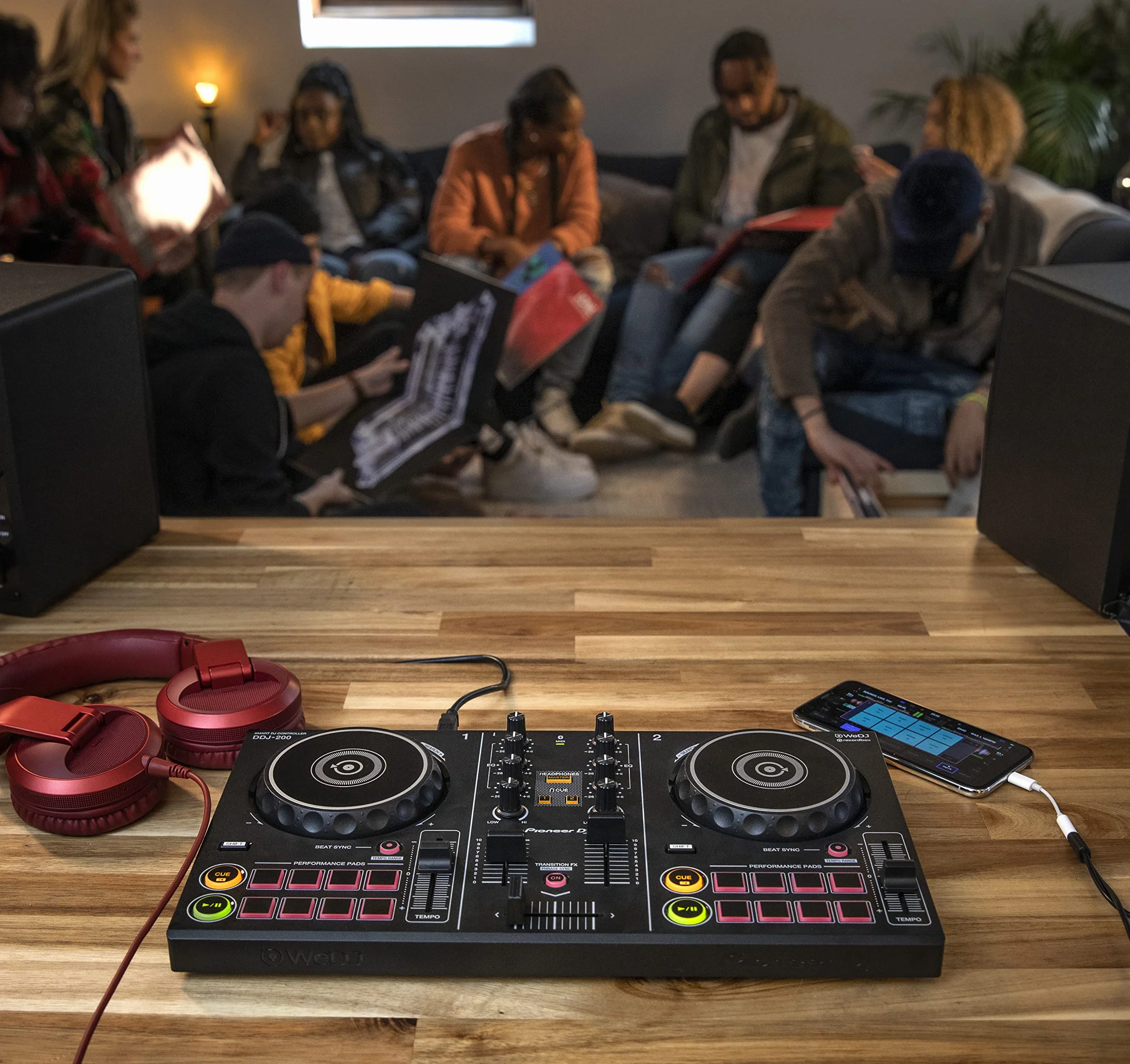 Pioneer DJ DDJ-200 Kontroler DJ, Czarny
