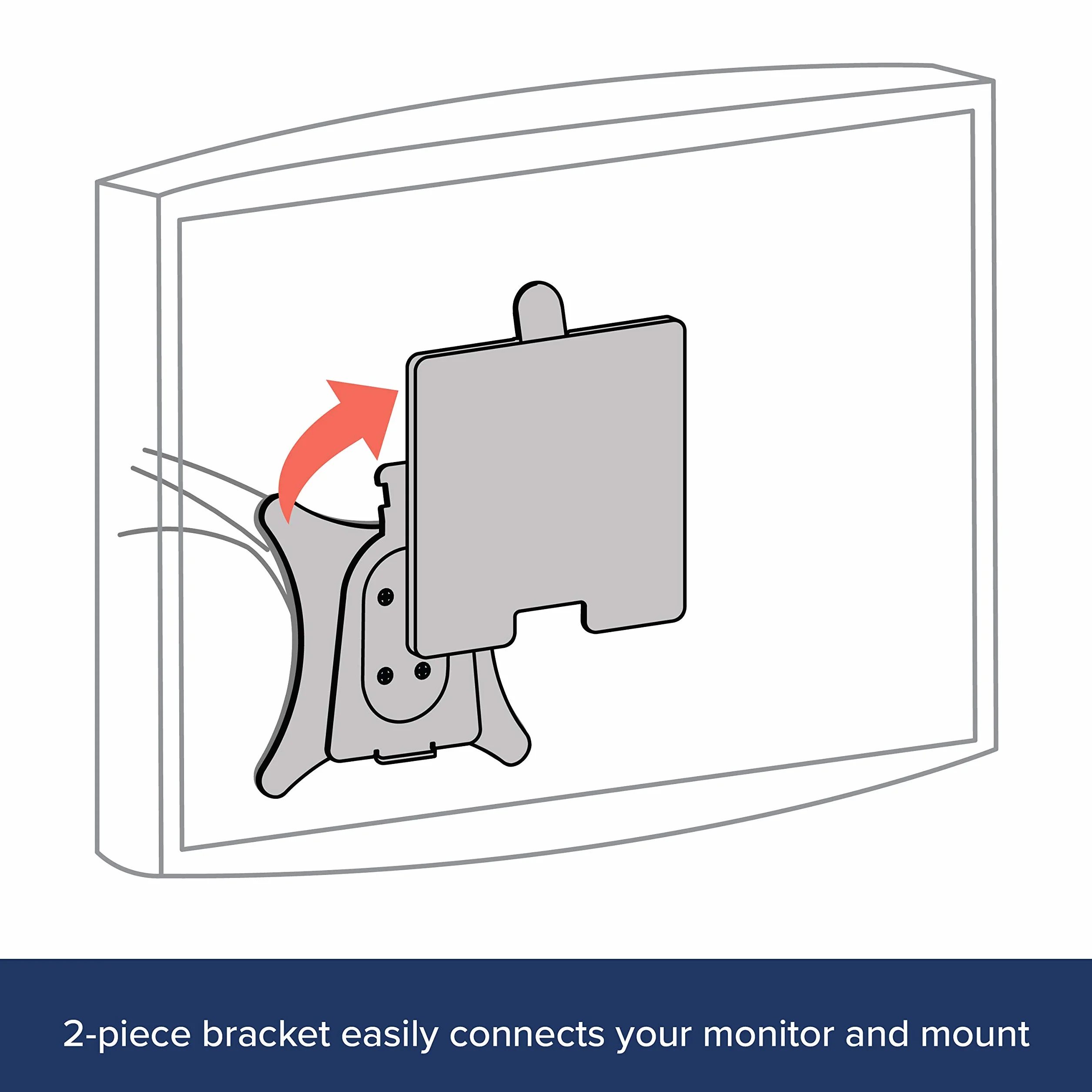 Ergotron Uchwyt LCD Quick Release - Uchwyt monitora - czarny