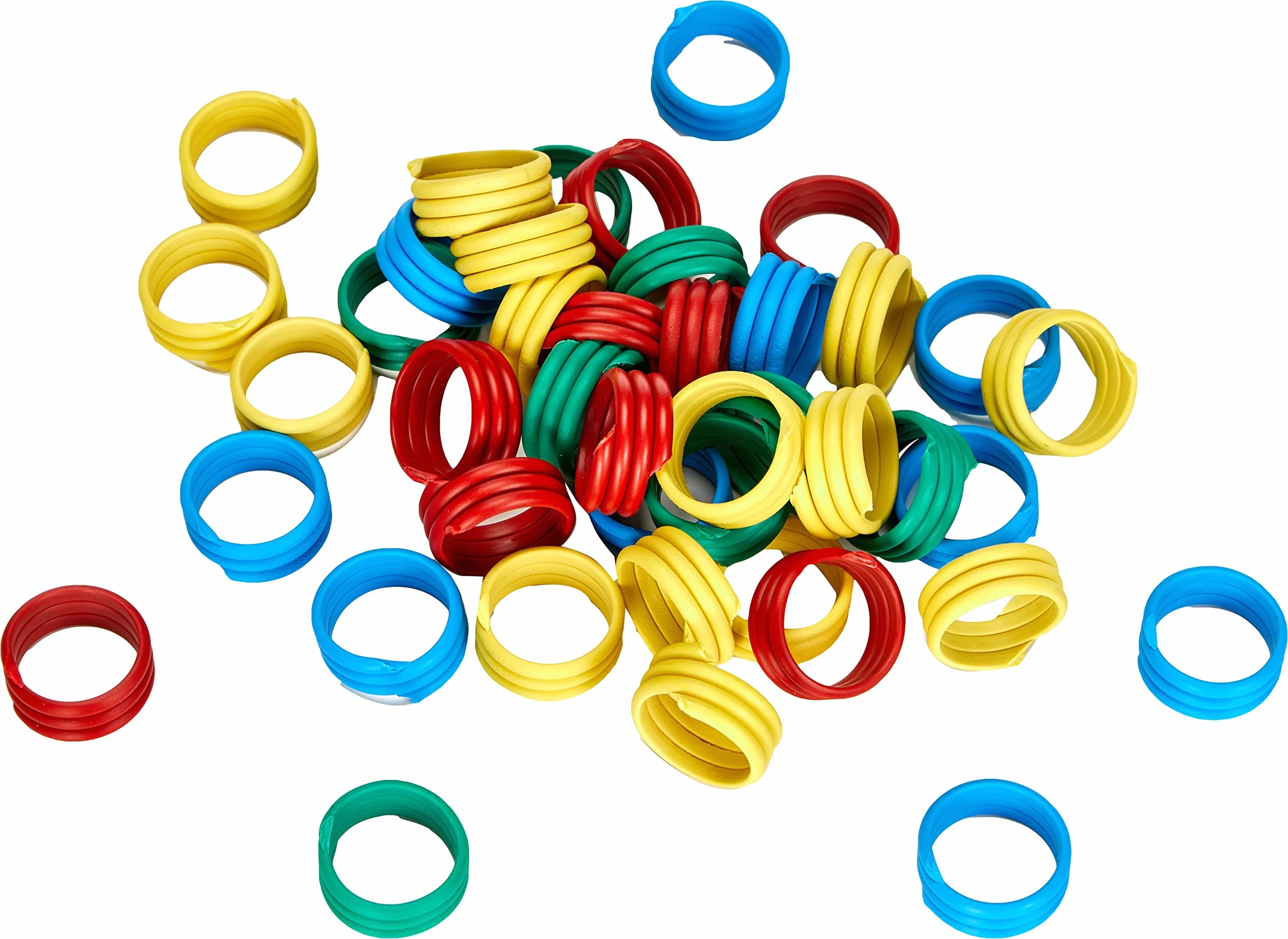 Kerbl Pierścień spiralny 16 mm, tworzywo sztuczne, mieszane kolorystycznie, 100 szt./opakowanie