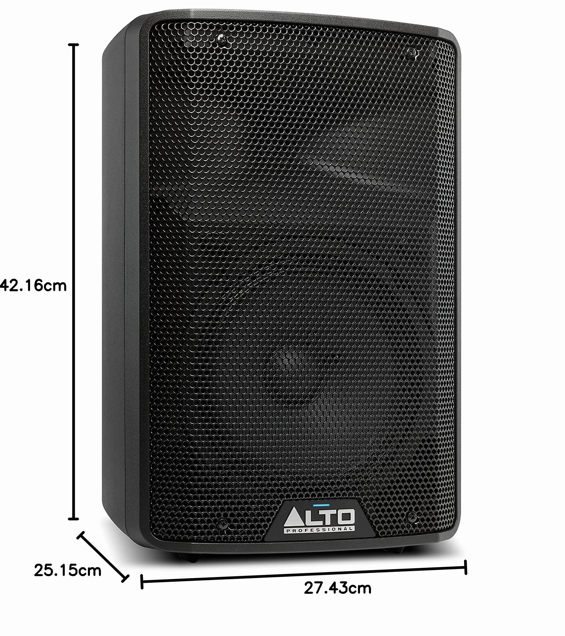 ALTO TX308 350W, 8" 2-Drożny Głośnik PA z Ogranicznikiem Sygnału i Wyłączanym Mikrofonowym Przedwzmacniaczem Liniowym i Wej/Wyj XLR