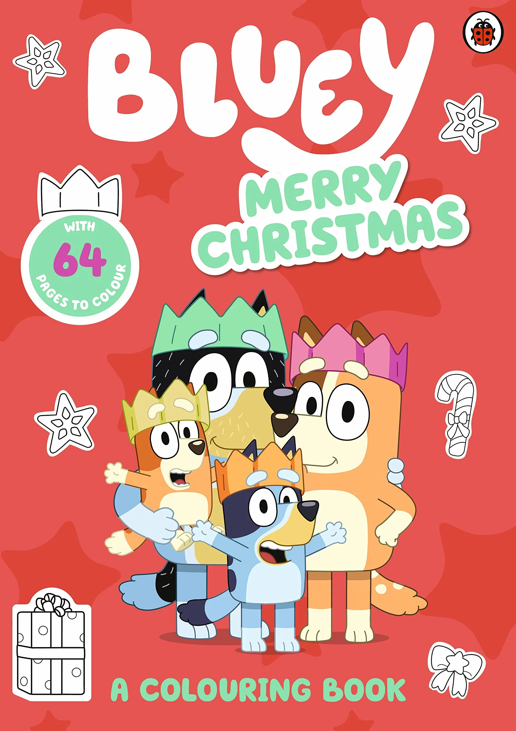 Bluey: Merry Christmas: A Colouring Book
