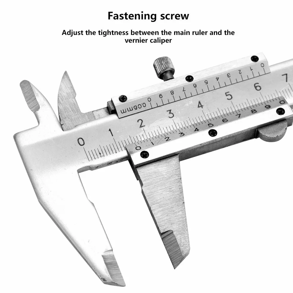 Delaman Vernier Caliper, Noniusz Suwmiarka z Noniuszem Stal Węglowa Metal Mikrometr Miernik Narzędzie 0-150mm