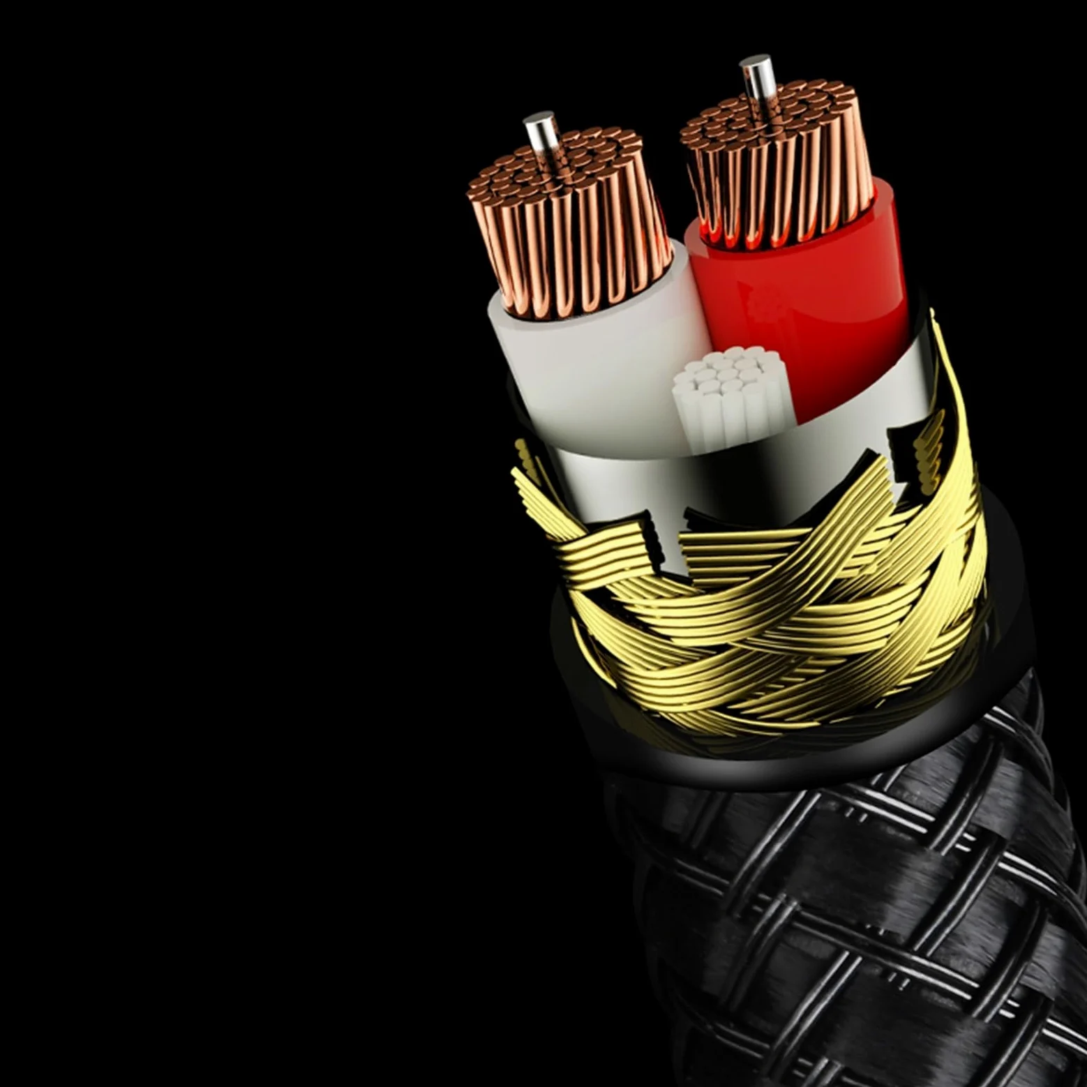 akcesoria do gitary HiFi 6.5mm Na Kabel Audio Miedź Mieszana Srebrna Stereo 6.5mm Jack Na Męski Na Wzmacniacz Głośnika Gitarowego (Color : 0.75m)