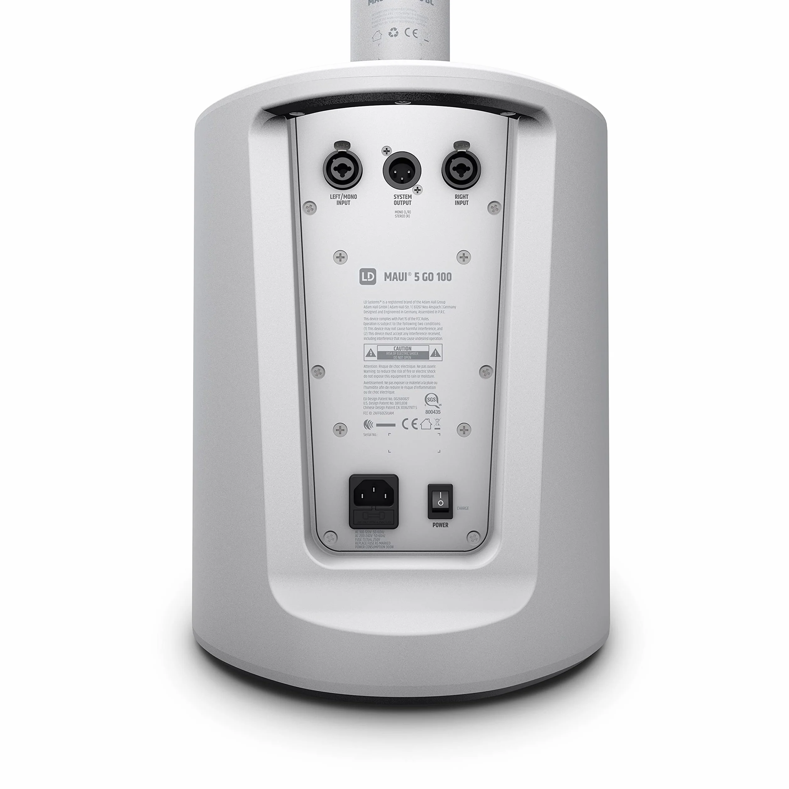 LD Systems MAUI 5 GO 100 W - Ultraprzenośny system kolumnowy Sono z baterią - wersja 3200 mAh