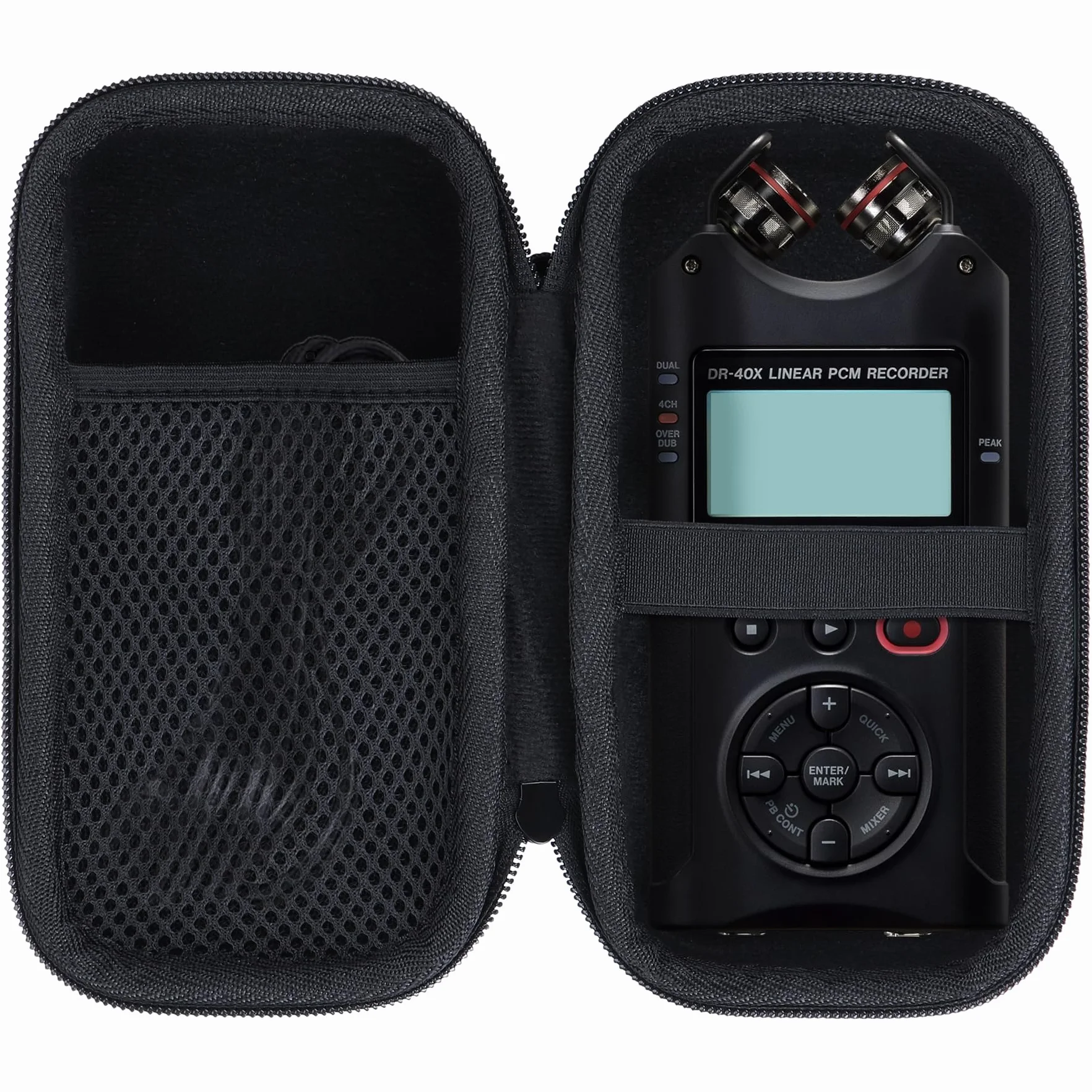 Lebakort Twarde etui ochronne etui pokrowiec do Tascam DR-07X /DR-07XP /DR-40X przenośny czterordrożny rejestrator audio