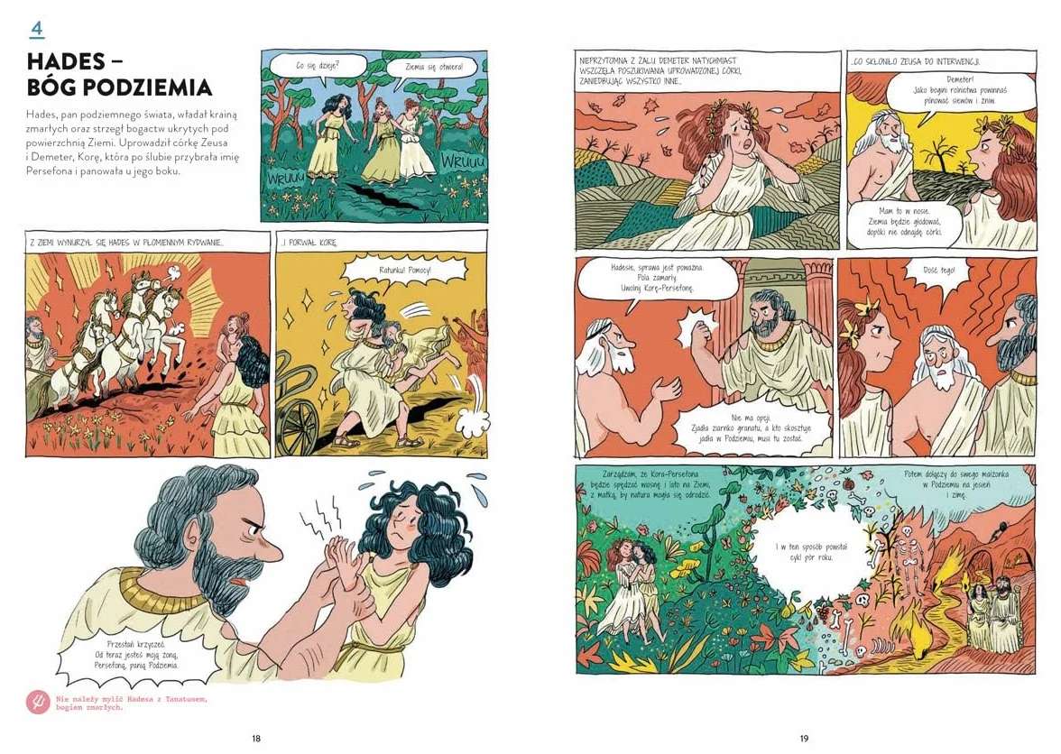 MITOLOGIA GREKÓW I RZYMIAN W KOMIKSIE