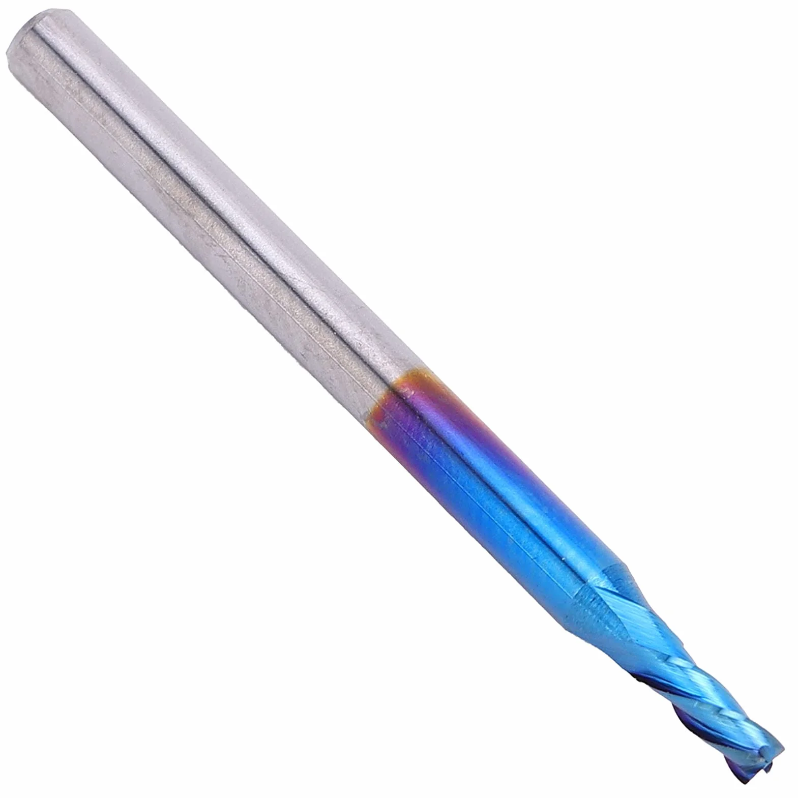 Frez Mavaol ze stali wolframowej, 4-ostrzowy frez palcowy z powłoką Nano Blue, wysoka prędkość, zużycie, do maszyn CNC i zastosowań frezarskich (3.175 * 2 * 5)