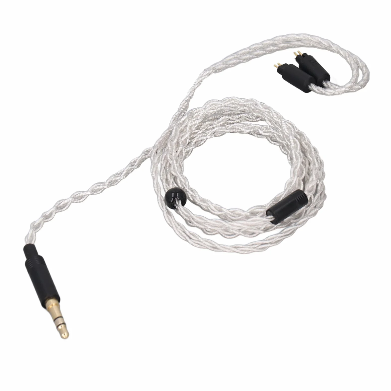 Sxhlseller Kabel Dźwiękowy 3,5 Mm do 2 Pinów 0,78 Mm - Kompatybilny z TRN VX, Odporny na Zużycie dla FII O Fh1s, Przyciągający Wzrok Wygląd dla CCA CA4