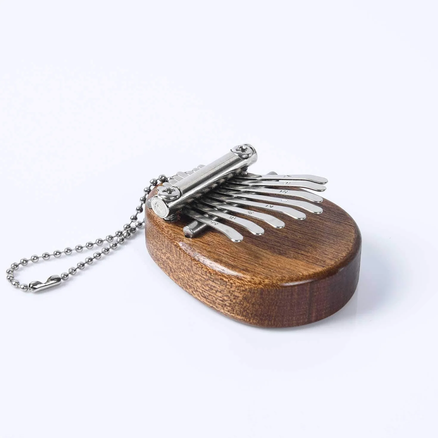 Mini kalimba 8 klawiszy z wysokiej jakości drewna mahoniowego
