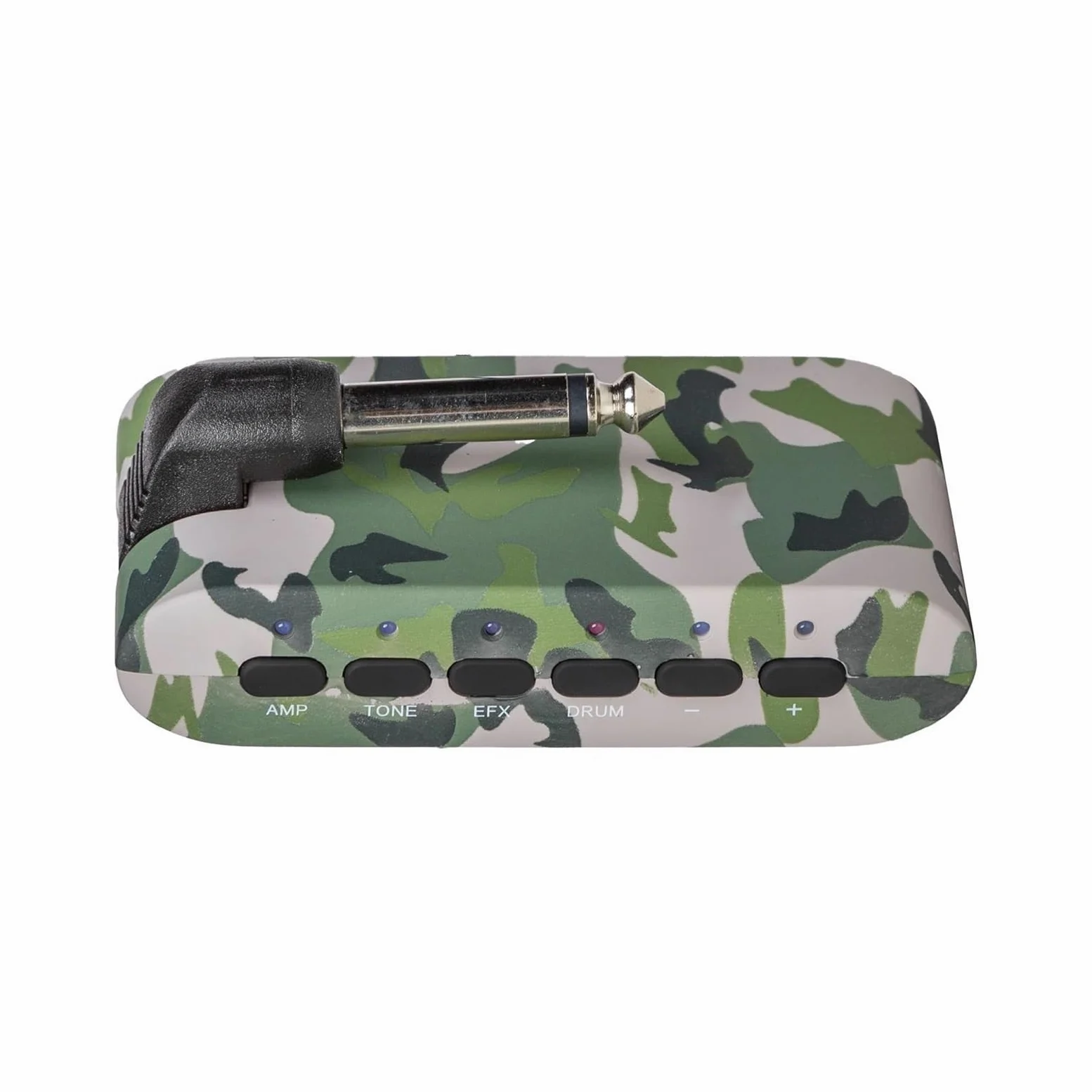 Standardowy Pedał Efektowy Do Gitary Przenośny Gitarowy Wzmacniacz Słuchawkowy Jest Dostarczany Z 28 Akcesoriami Do Perkusji I Instrumentów Rytmicznych(CAMO)