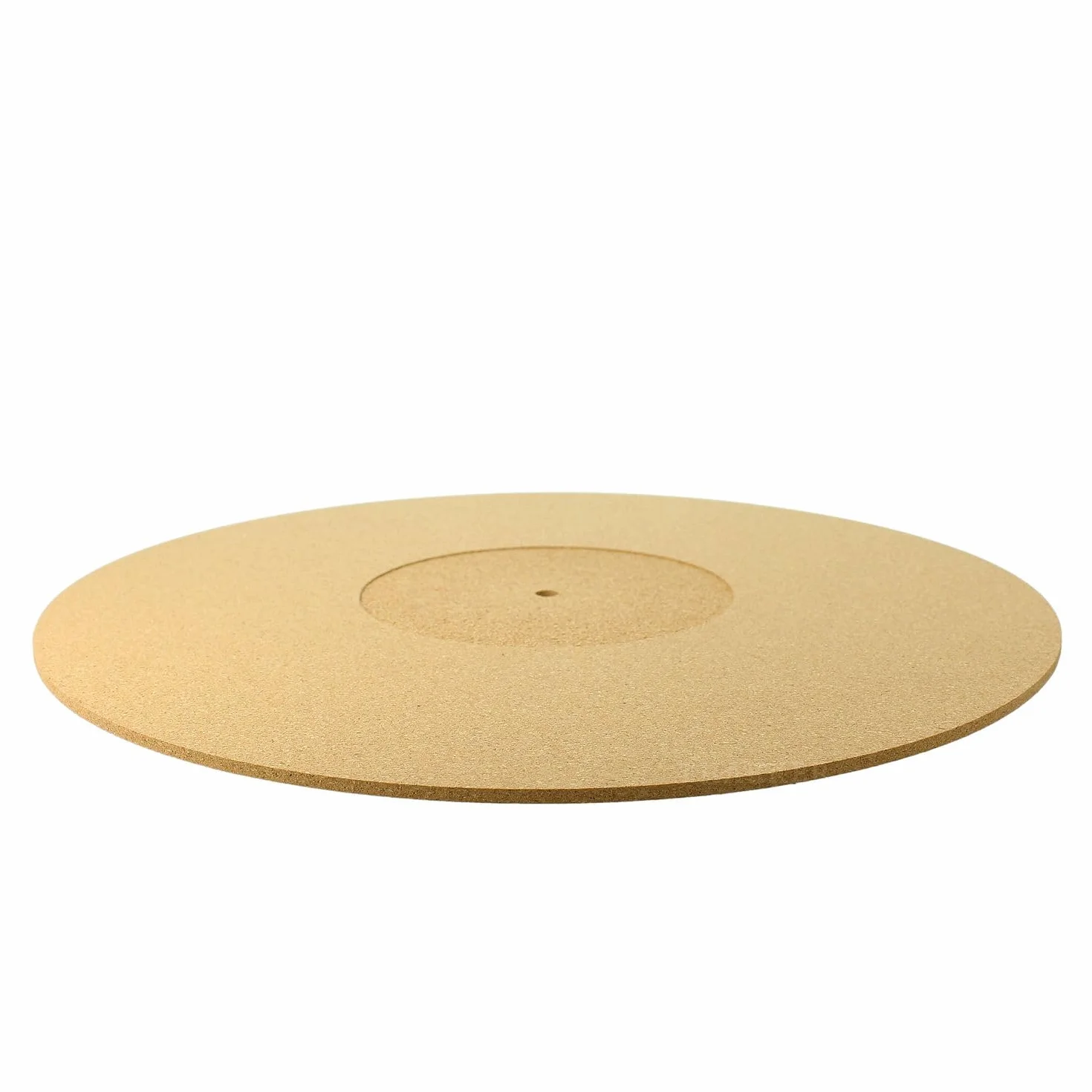 THAKKER Cork Mat - Podk³adka pod gramofon wykonana z najlepszego korka - Naturalna | 3mm grubo¶ci | 295mm ¶rednicy | dla gramofonu 12'.