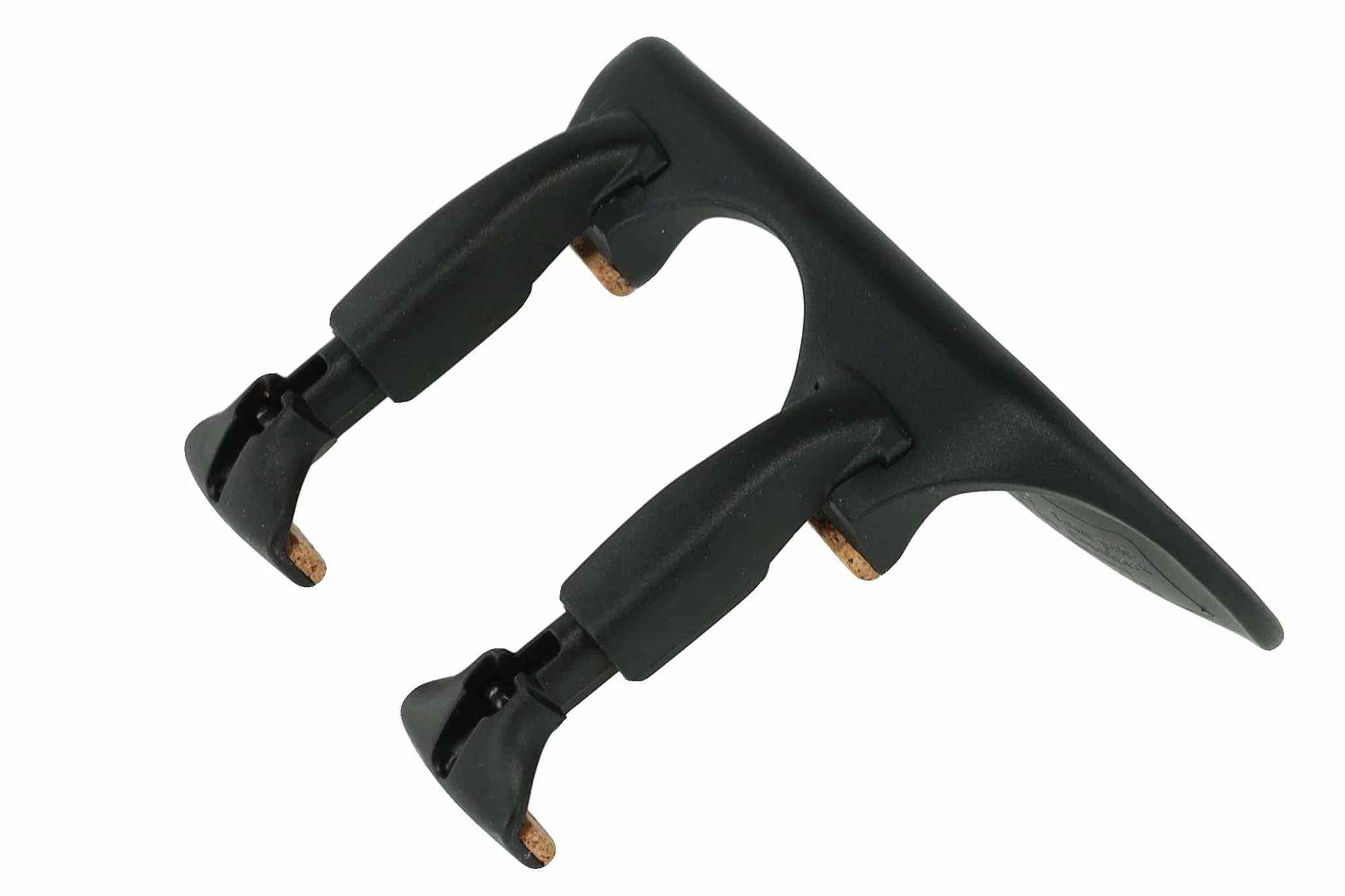 Wittner podbródek środkowy (centrowany) skrzypce 1/2-1/4, tworzywo sztuczne High-Tech, anatomicznie ukształtowany, prztestowany pod kątem alergii, z wkrętakiem, czarny, made in Germany, 253131