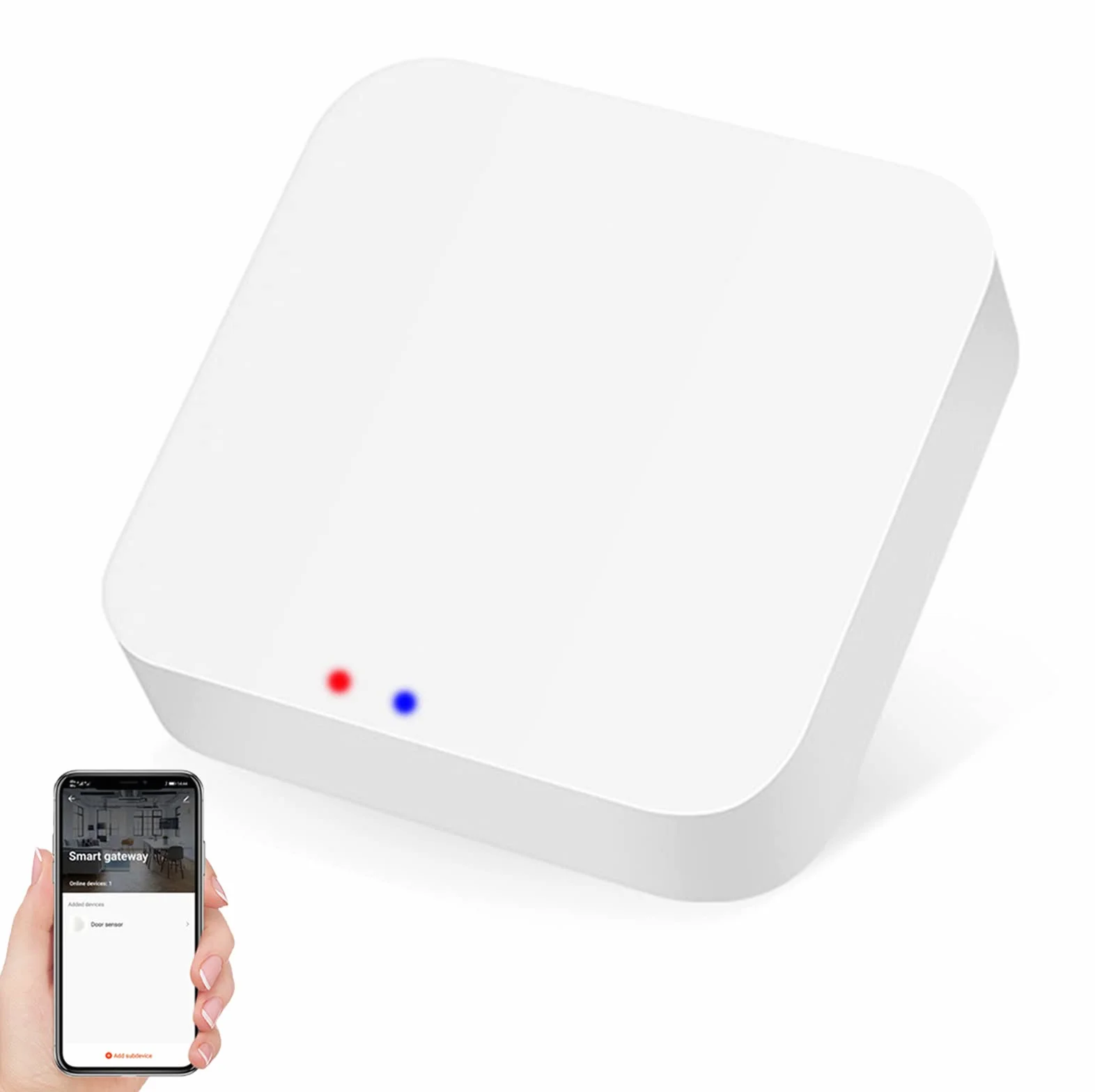ZigBee Hub brama Dual Mode z WiFi i Bluetooth, Tuya Smart Home Bridge, sterowanie głosowe przez Alexa, Google Home, inteligentny mostek, bezprzewodowy pilot zdalnego sterowania