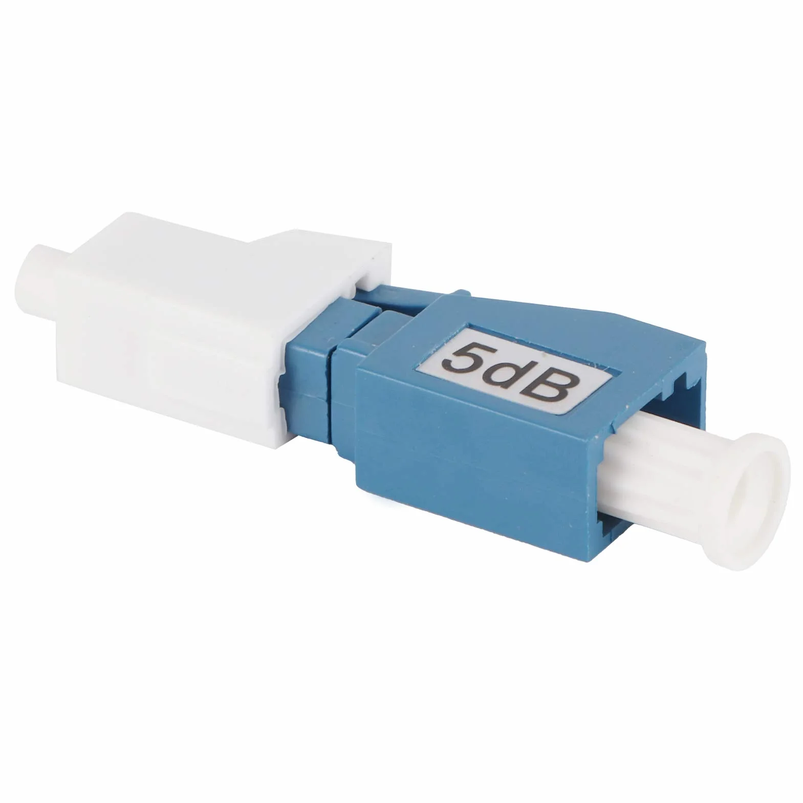 Tłumik Światłowodowy LC/UPC 5dB Jednomodowy Adapter Męsko-Żeński Dwuportowy dla Sieci FTTH GPON