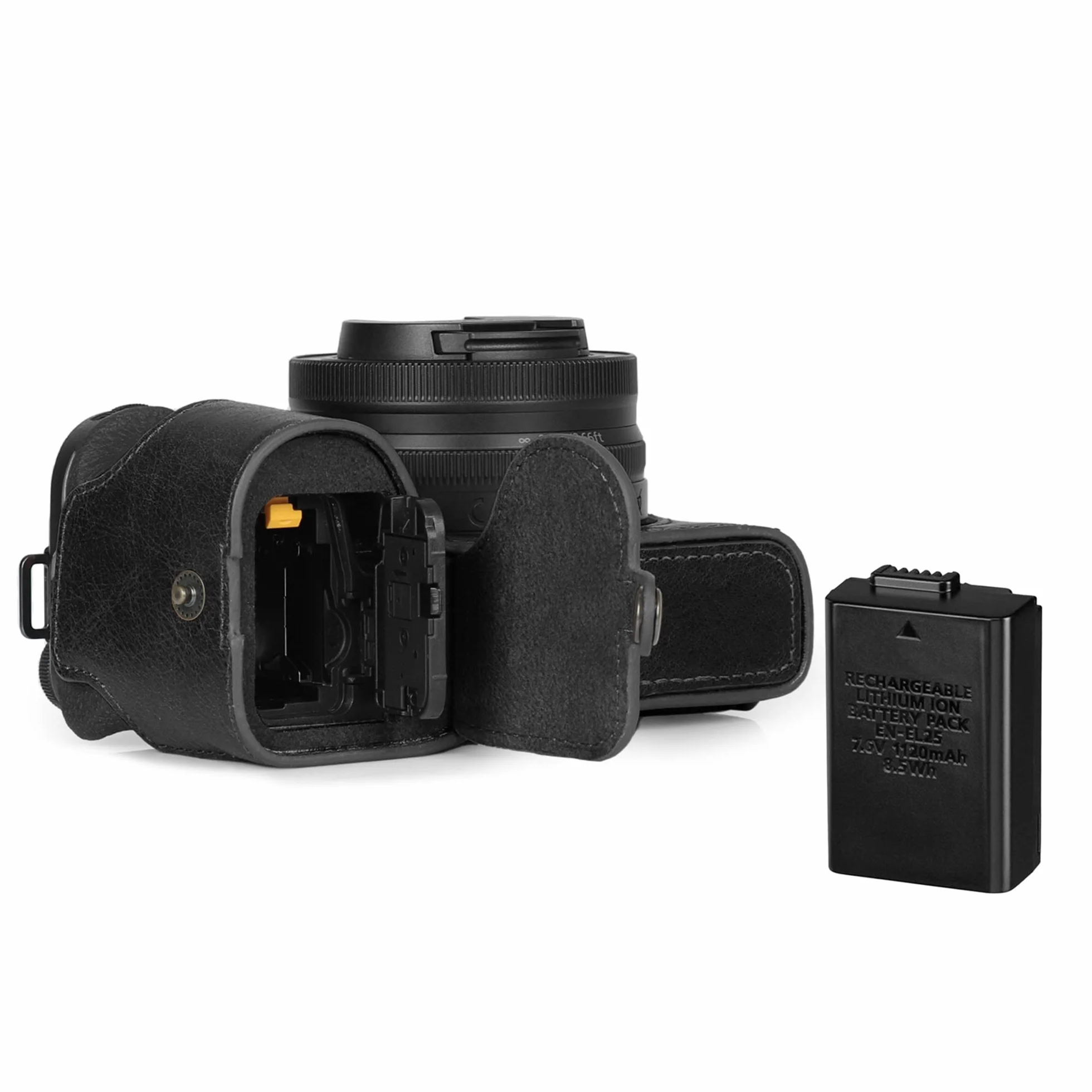 MegaGear Ever Ready etui na aparat z prawdziwej skóry, kompatybilne z Nikon Z30