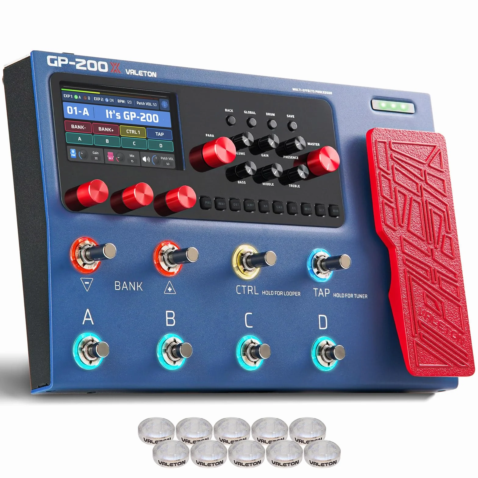 VALETON Multi Effects GP-200X ekspresji do gitary