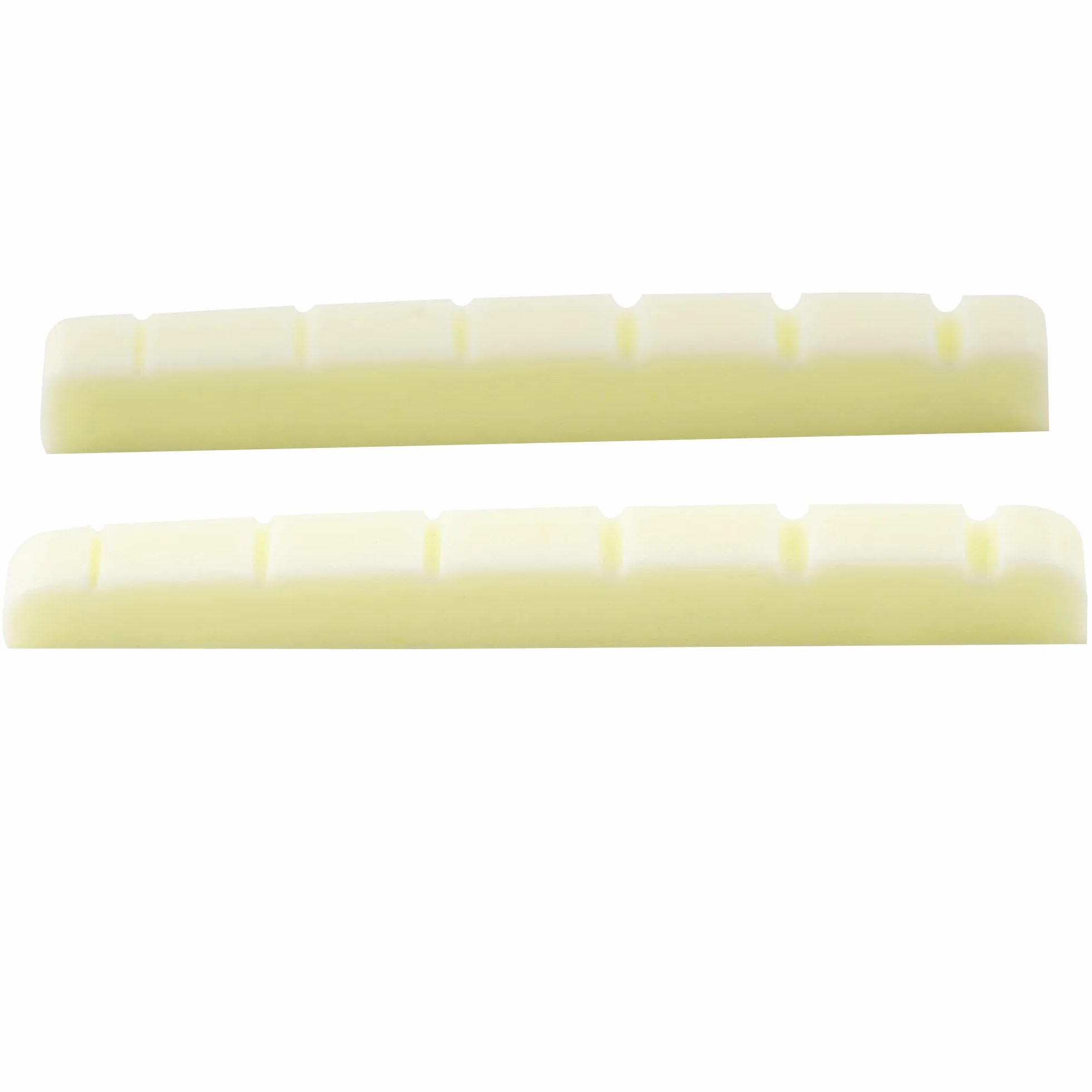 Musiclily Pro Plastik żywicy Mocznikowej 43mm Siodełko Gitarowe Strat Tele do Gitary Elektrycznej Stratocaster/Telecaster, Kość Słoniowa(2 szt.)