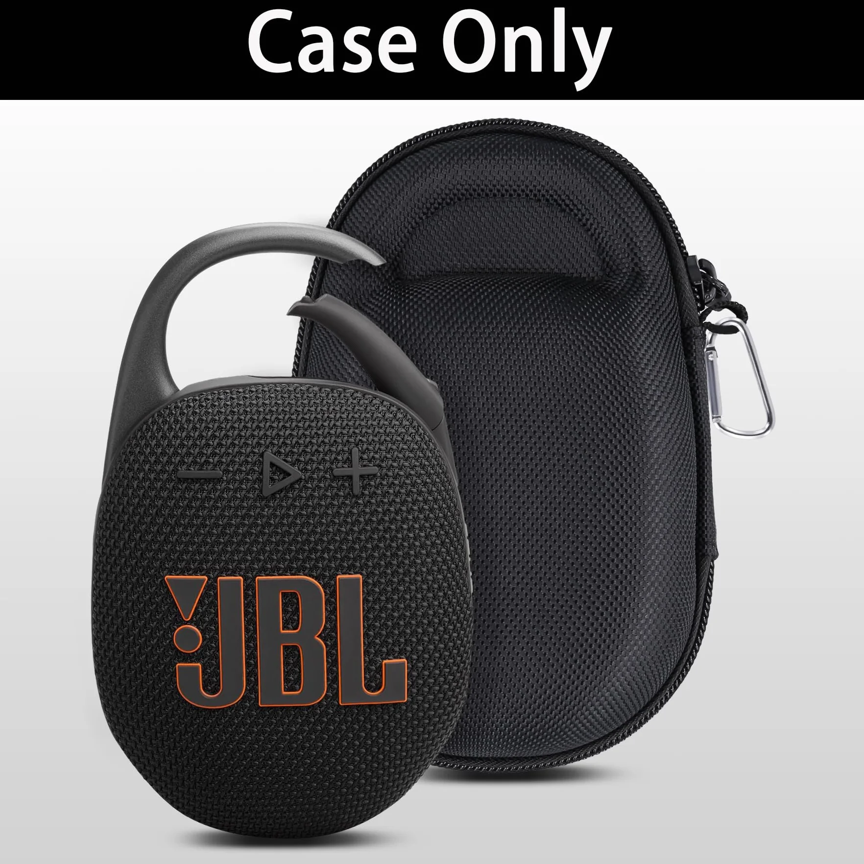 Aenllosi Etui do podróży zgodne z JBL Clip 5 Ultra przenośnym bezprzewodowym głośnikiem Bluetooth (tylko etui) (czarny)
