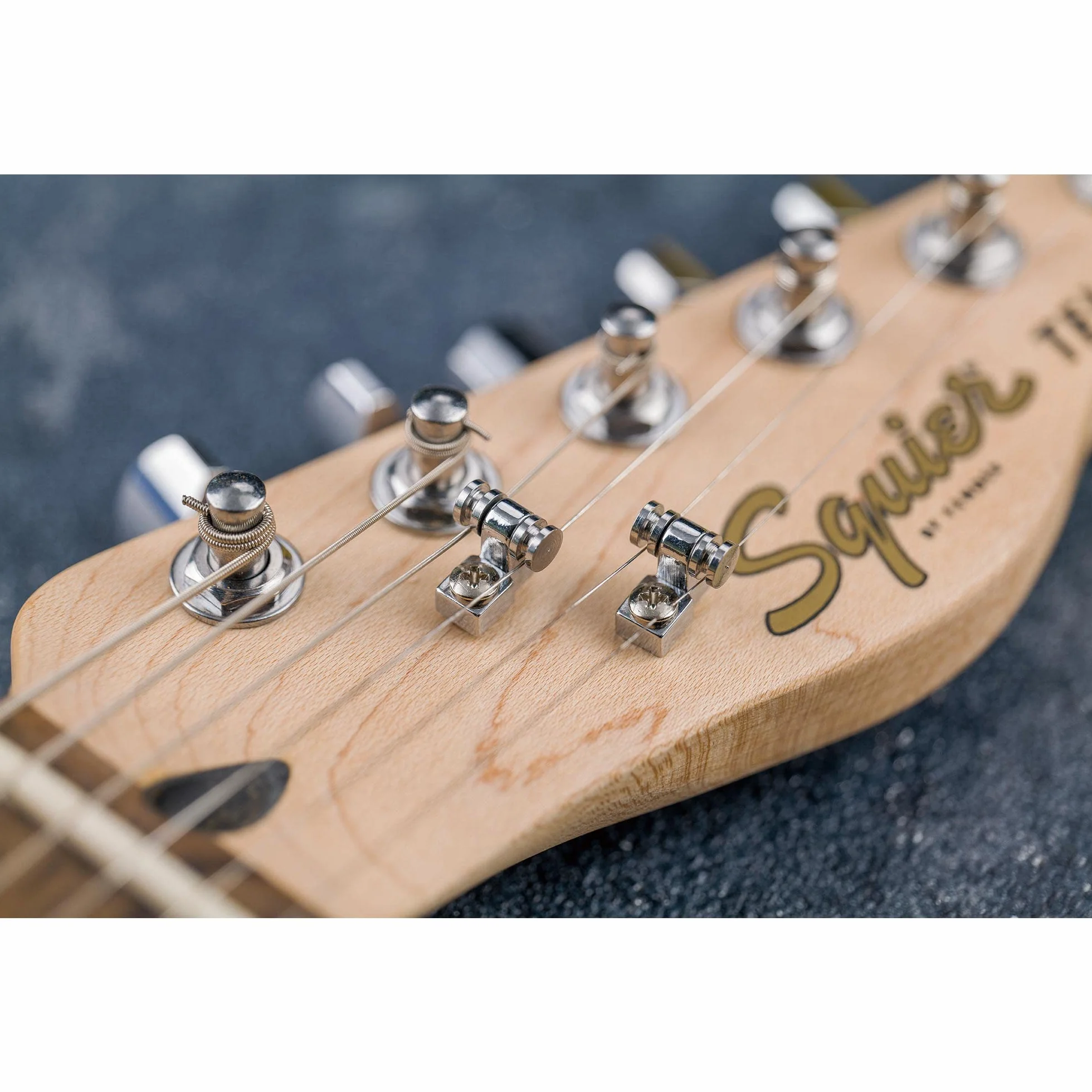 Musiclily Pro Stalowe Rolka Docisk Strun Roller String Guides String Trees Retainers do Gitary Elektrycznej Strat Tele, Chrom (2 szt.)