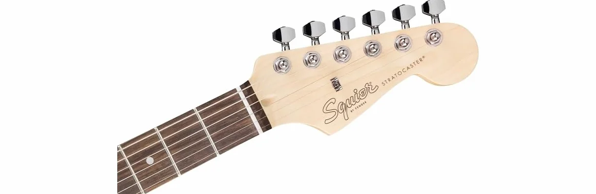 Fender Squier Debut Series HSS Stratocaster gitara elektryczna, gitara dla początkujących, 2-letnia, Daphne Blue
