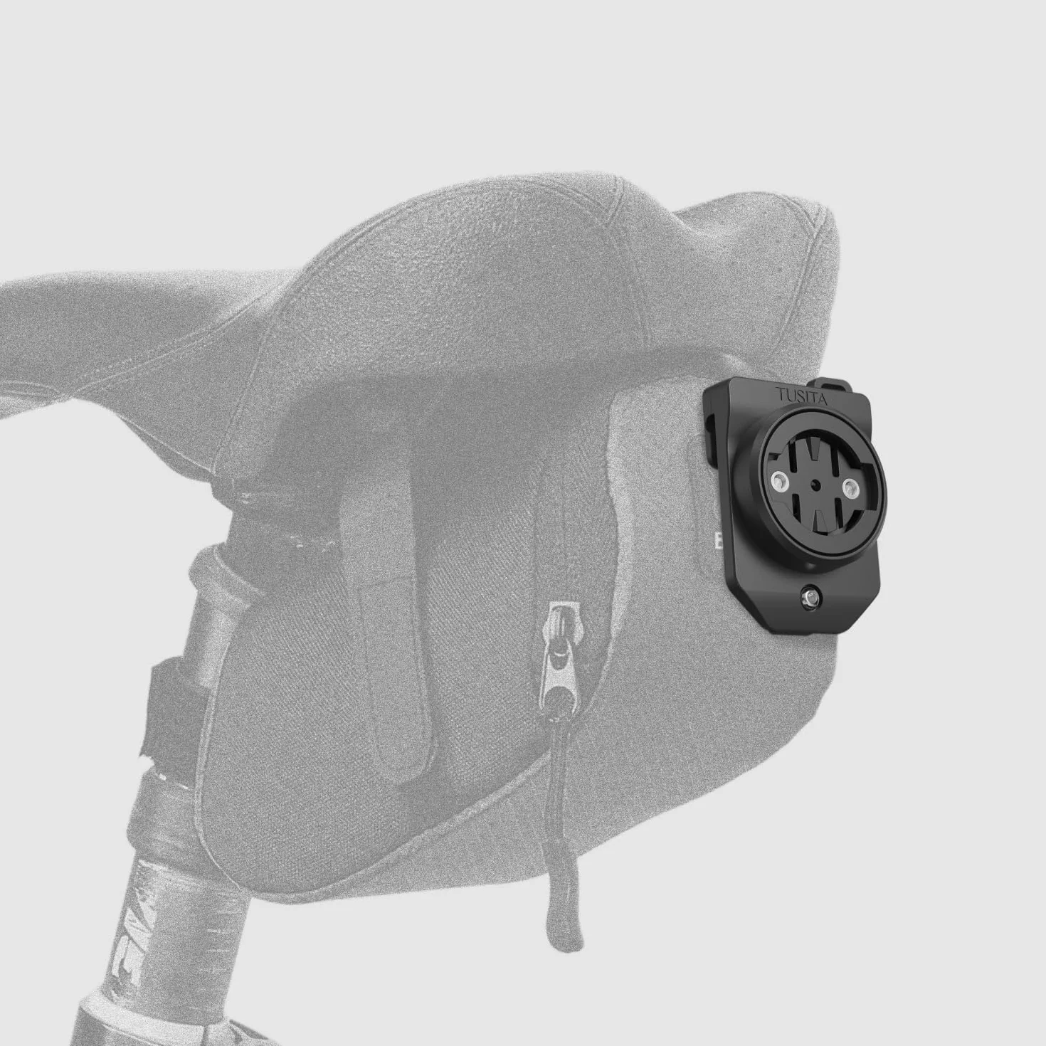 TUSITA Uchwyt Clip (Mały Slot) na Torba Siodełko Rowerowa Kompatybilna z Garmin Varia RTL515, RTL510, RVR315, RearVue 820