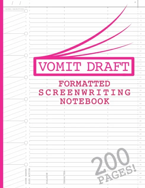 Blank Screenwriting Notebook: Write Your Own Movies - 200 Pages of Pre-Formatted Script Templates - 8.5" x 11" Journal for Ideas + Notes in Sidebars for Writers of TV Shows & Films