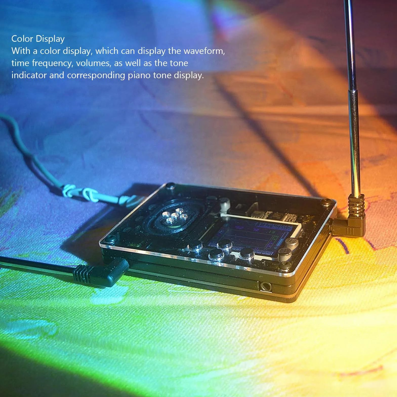 Srliya Mini Theremin C Interfejs Wiele regulowanych głosów Vintage Musical Module Instrument elektroniczny