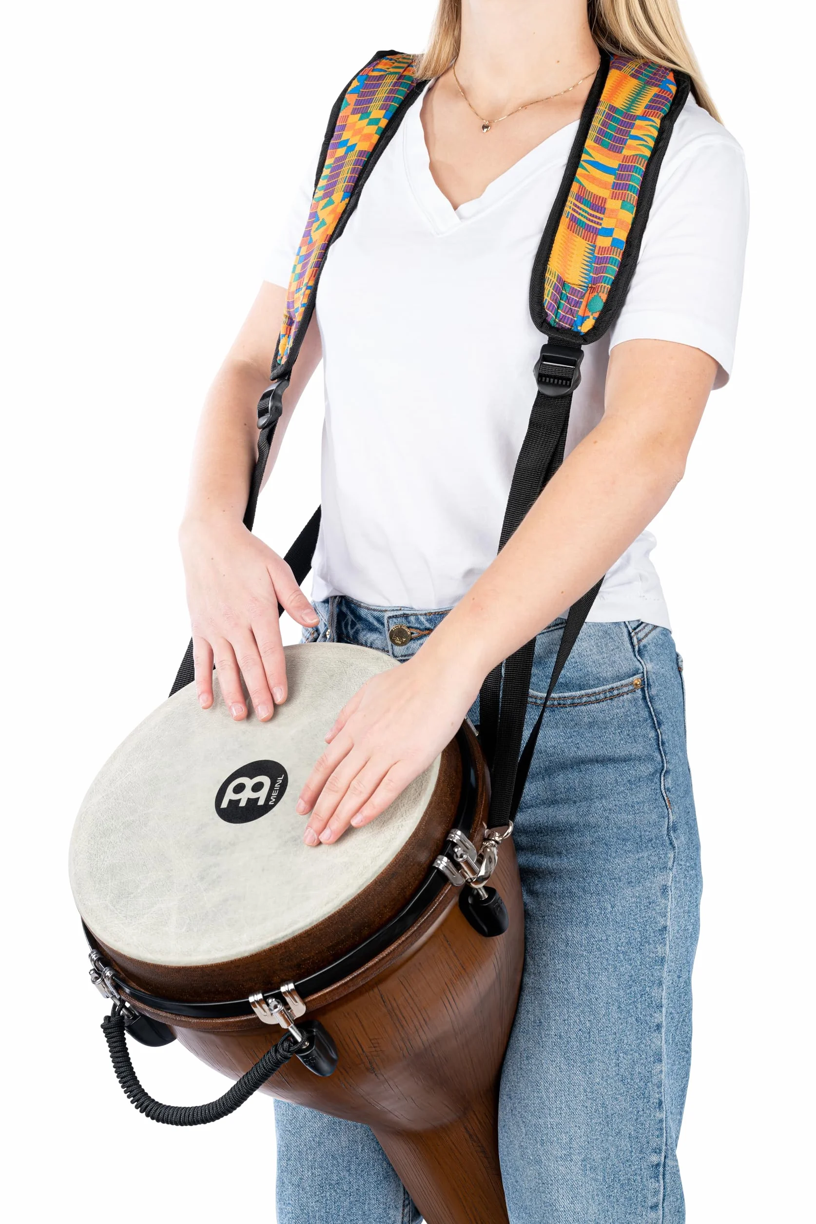Meinl Percussion Djembe Strap, Kenyan Quilt