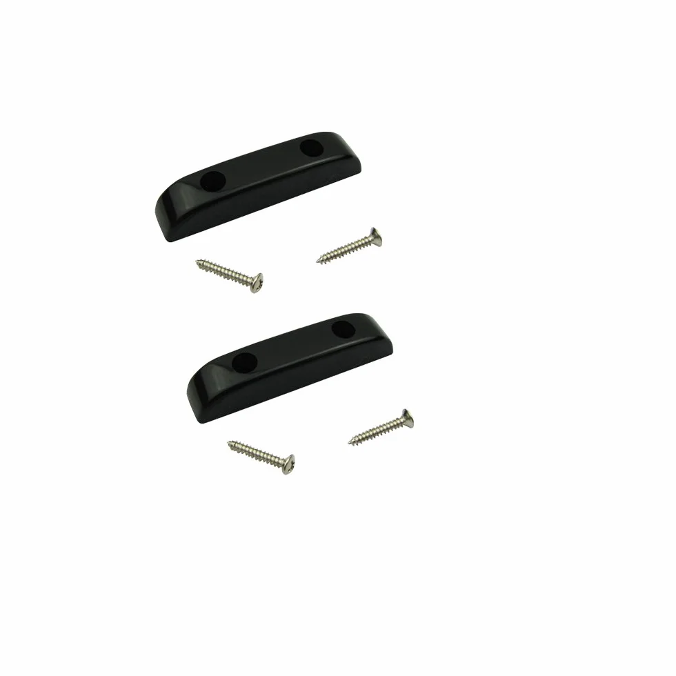 Musiclily Plastyk Thumb Rest Podkładka Pod Kciuk do Basu Precision/Jazz Bass, Czarny (2 szt.)