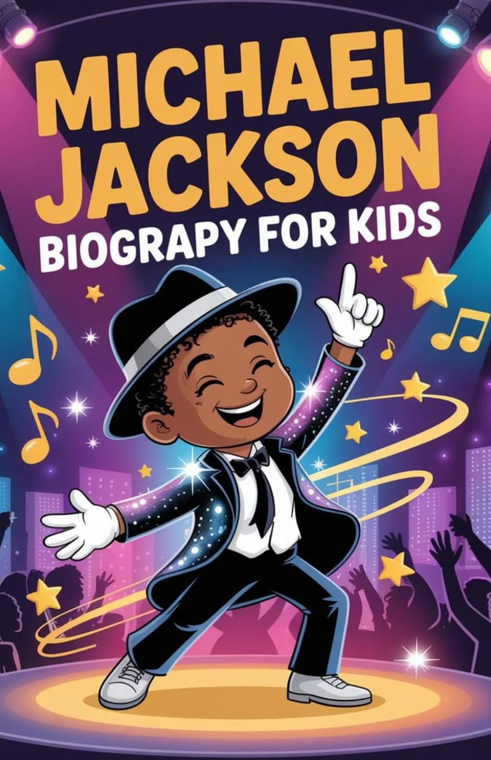 Michael Jackson Biography for Kids: The Inspiring Life, Music, and Magic of the King of Pop with Fun Facts and Quiz for Young Readers