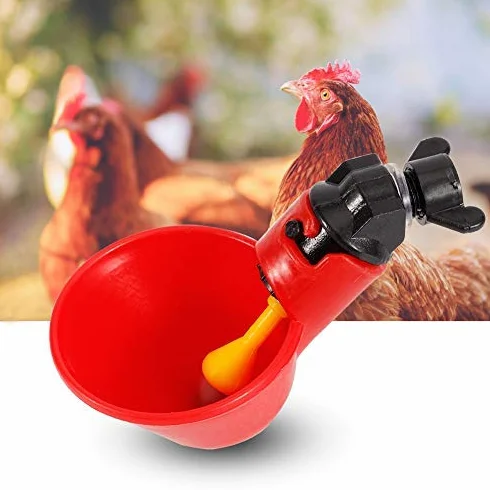 5 SZTUK Kurczaka Ptak Automatyczne Poidła Miseczki Na Kubki Wody(Fixed screw bowl, 12)