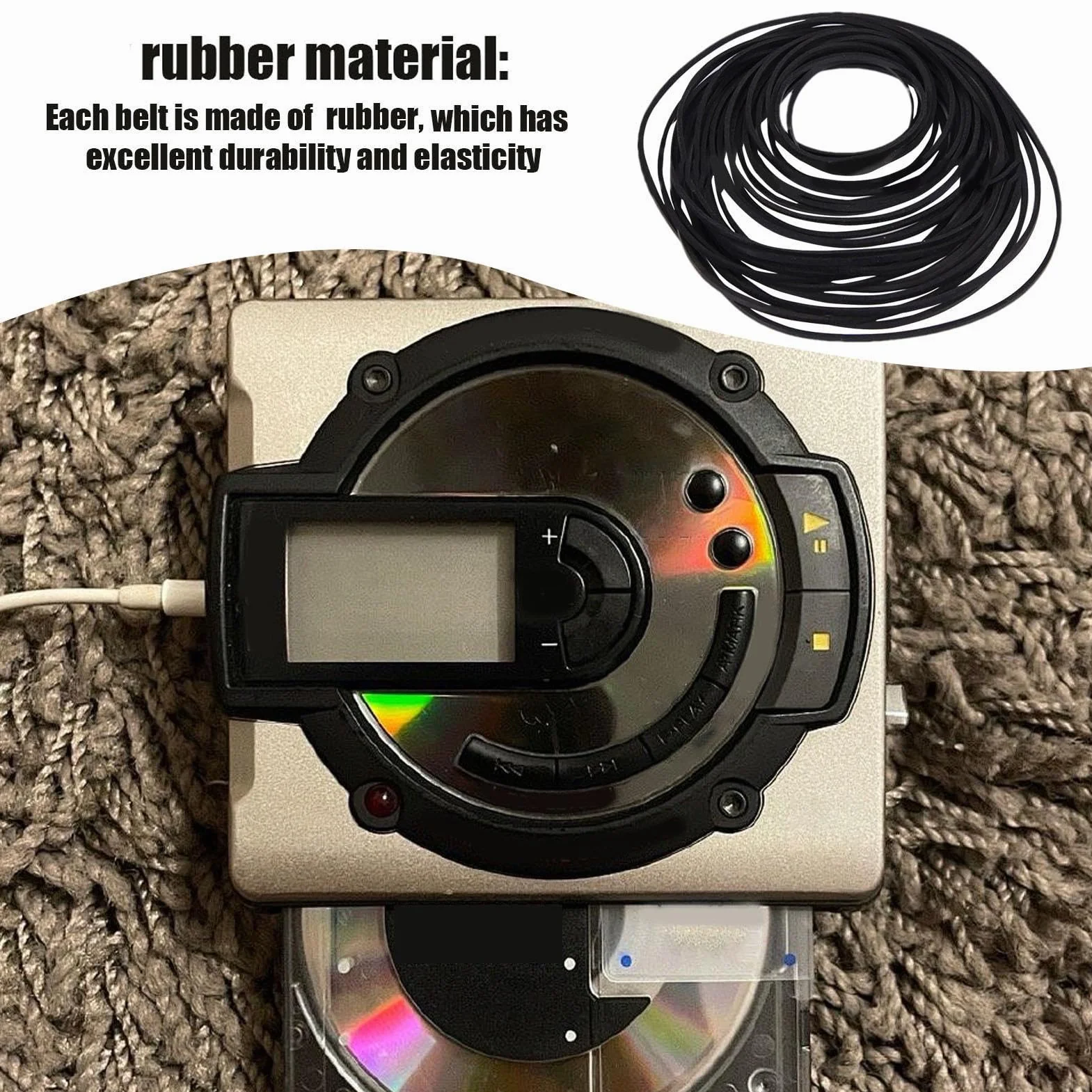 Paski do odtwarzaczy kaset, gumowe paski 30X, urządzenie do naprawy kaset bez wibrato, gumowe paski do elektroniki, hybrydowe paski do odtwarzaczy wideo, nagrywaczy