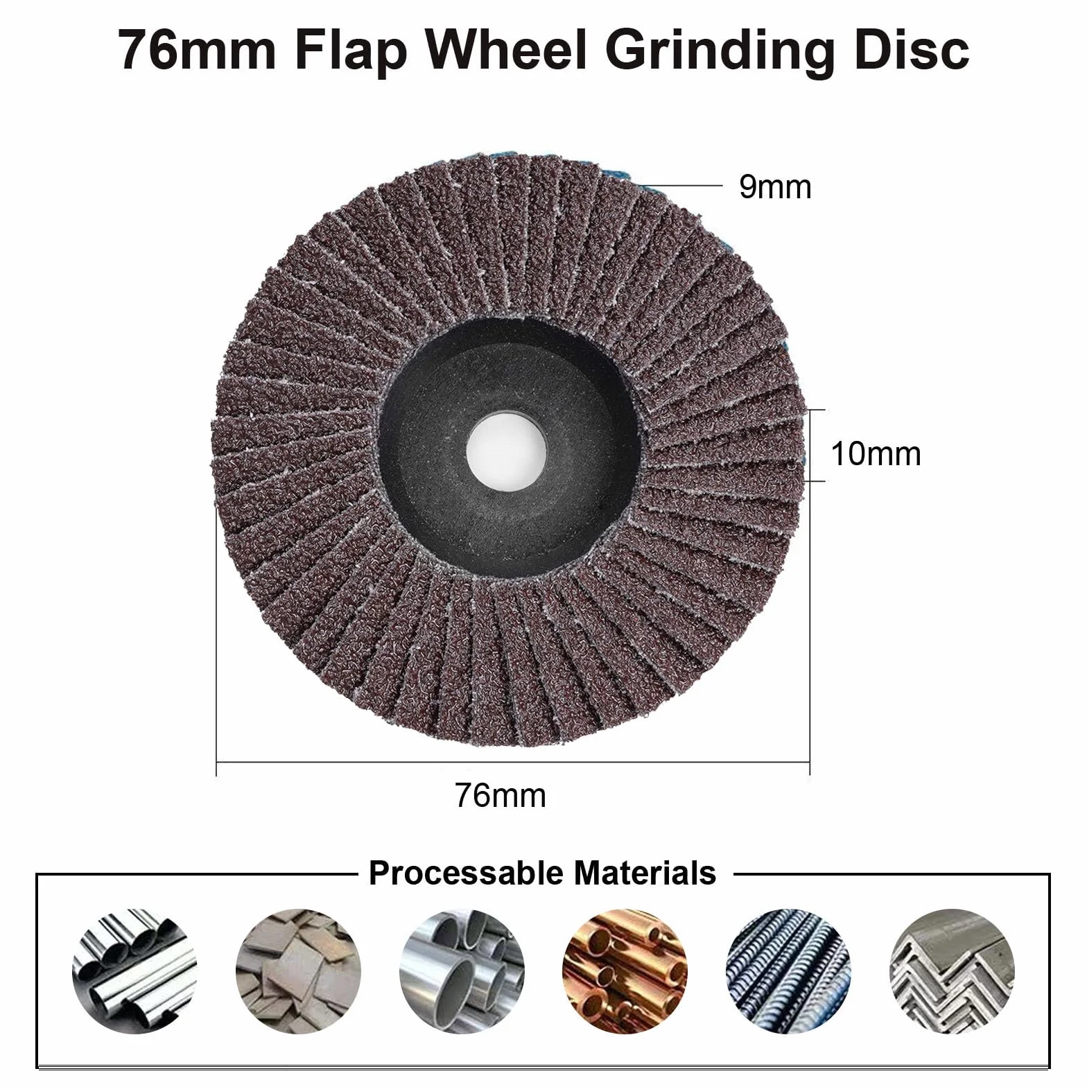 Zestaw 23 tarcz tnących 75 mm, tarcze szlifierskie, szlifierki kątowe z brzeszczotami do piły tarczowej HSS, otwór Ø 10 mm, szlifowanie, polerowanie, metal, drewno, tworzywo sztuczne