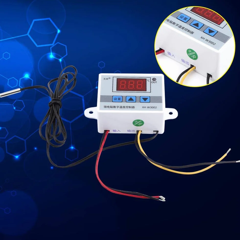 Termostat cyfrowy z regulatorem temperatury do klimatyzacji i ogrzewania (AC220V)